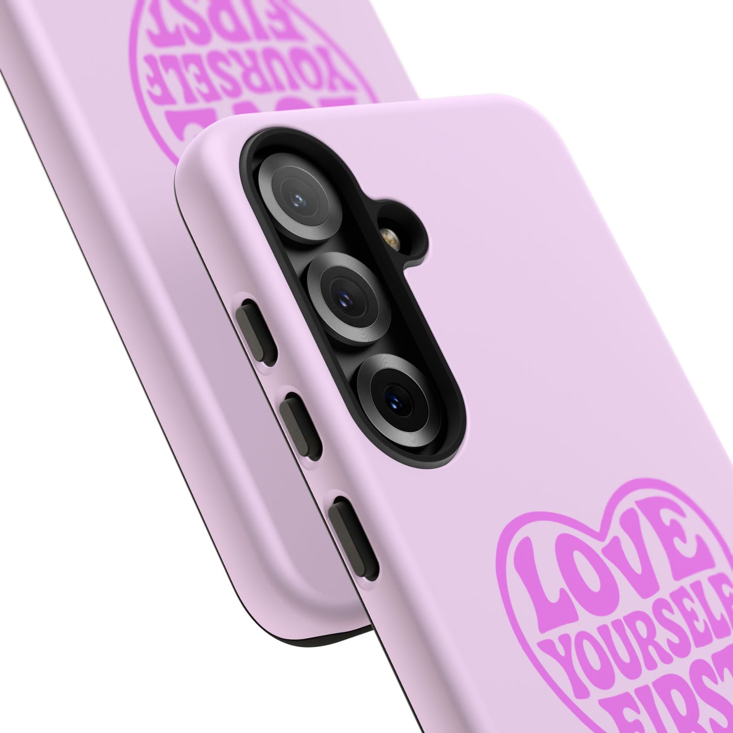 Love Yourself First - Coque Samsung (rose)