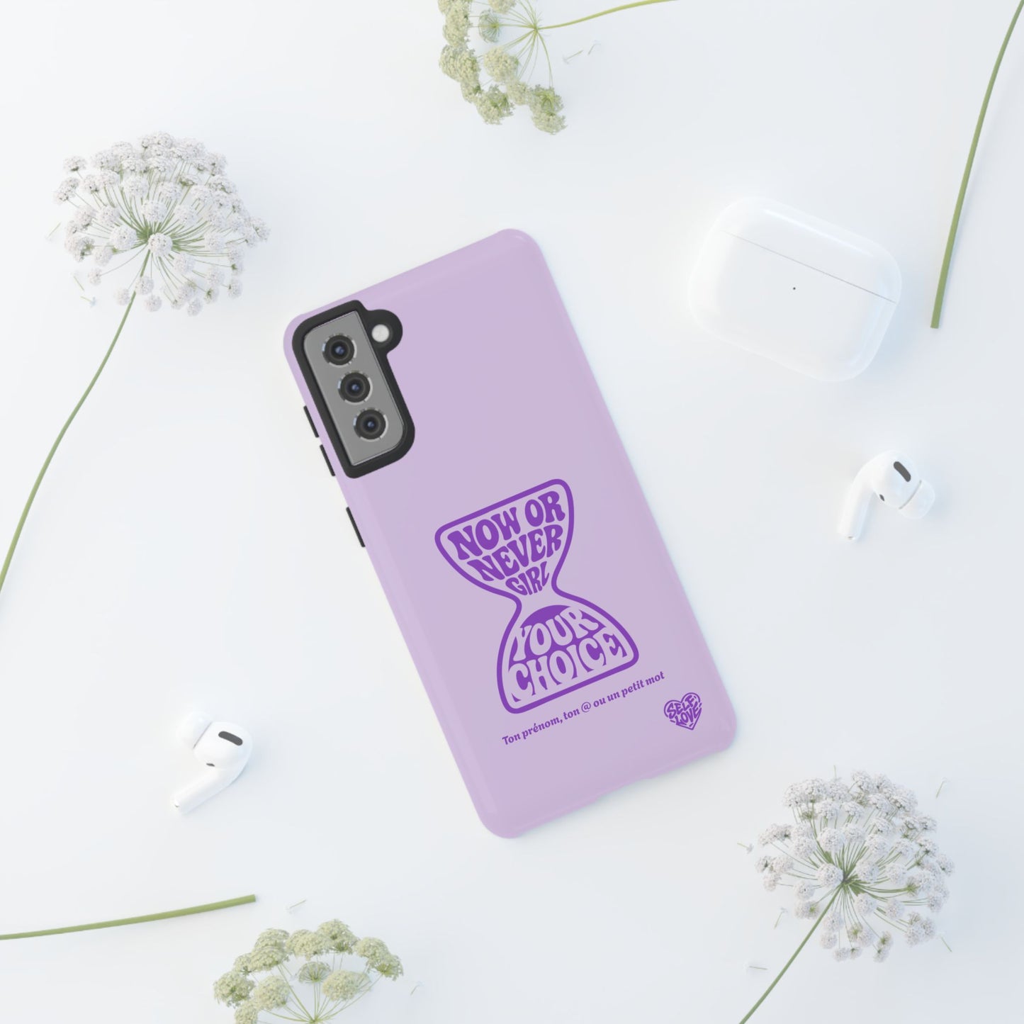 Now Or Never Girl - Coque Samsung (violet)