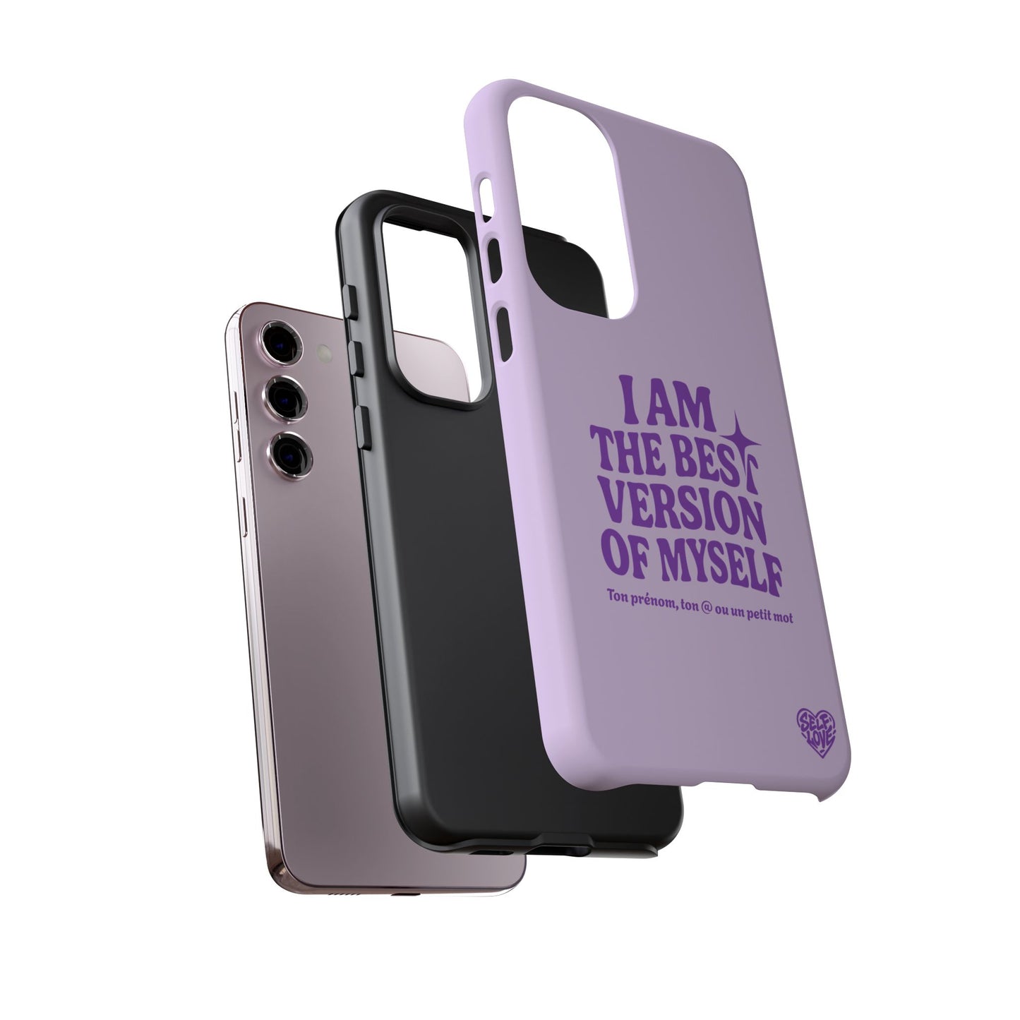 I Am The Best Version Of Myself - Coque Samsung (violet)