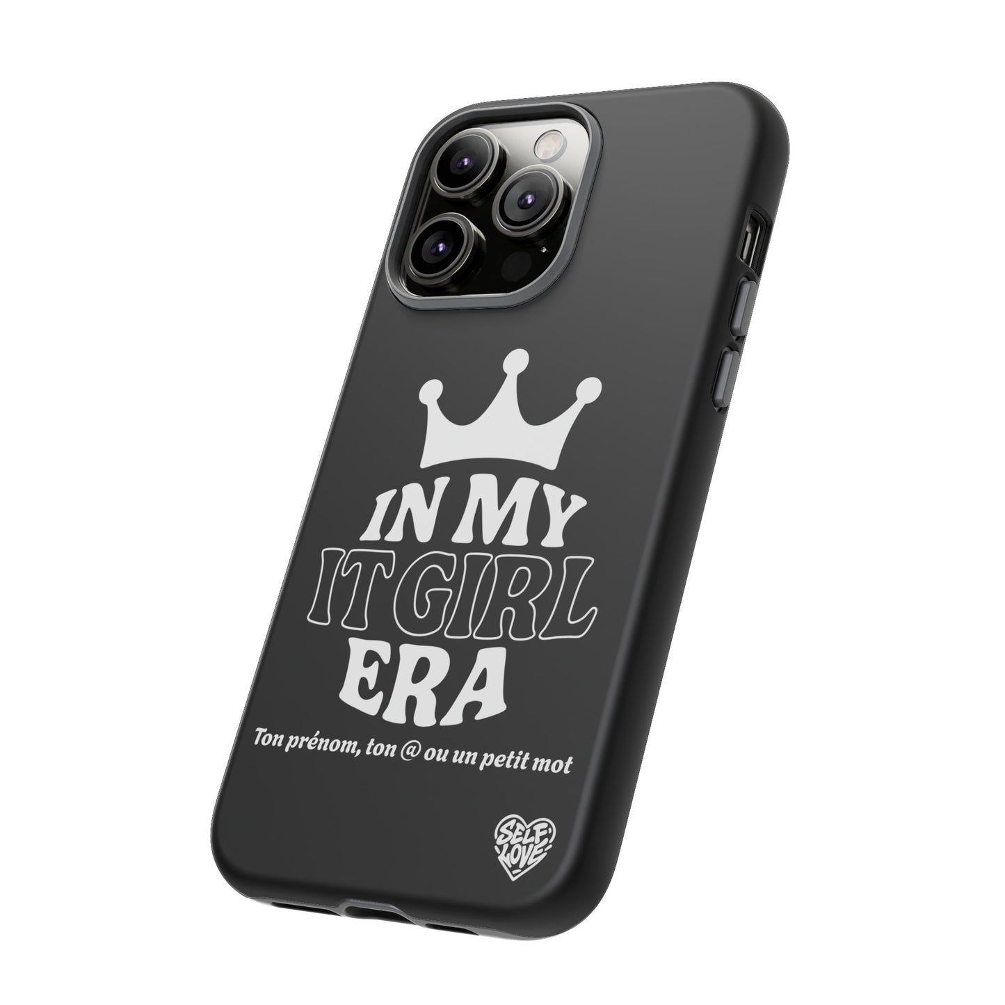 In My It Girl Era - Coque iPhone (noir)