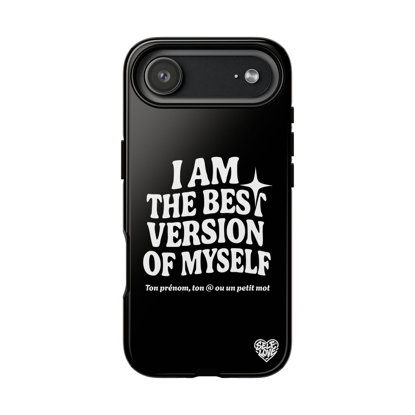 I Am The Best Version Of Myself - Coque iPhone (noir)