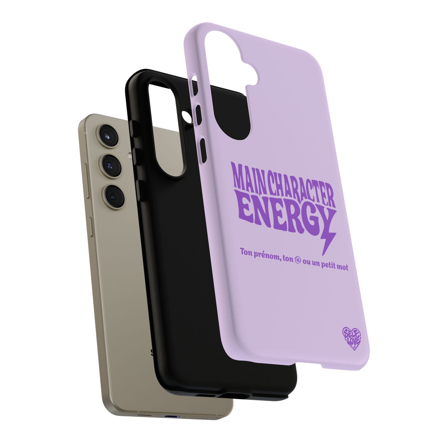 Main Character Energy - Coque Samsung (violet)