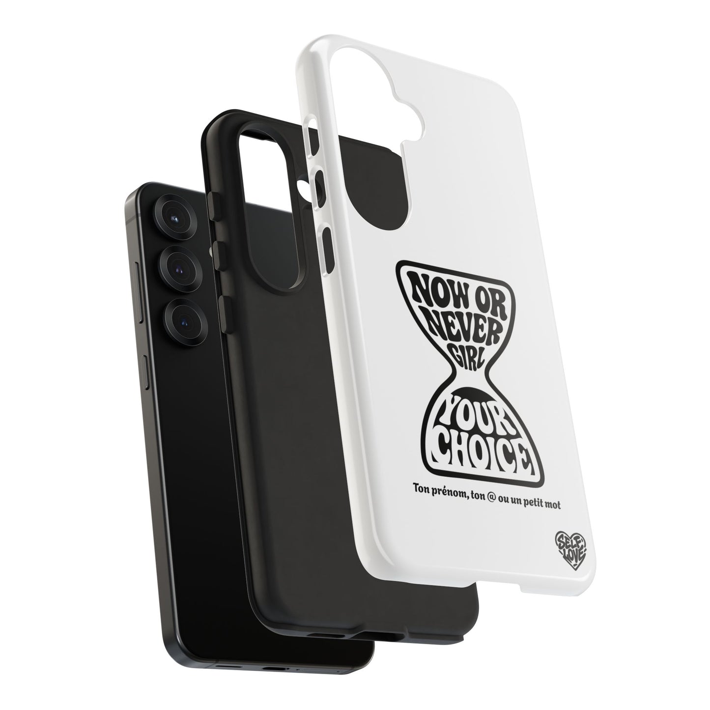 Now Or Never Girl - Coque Samsung (blanc)