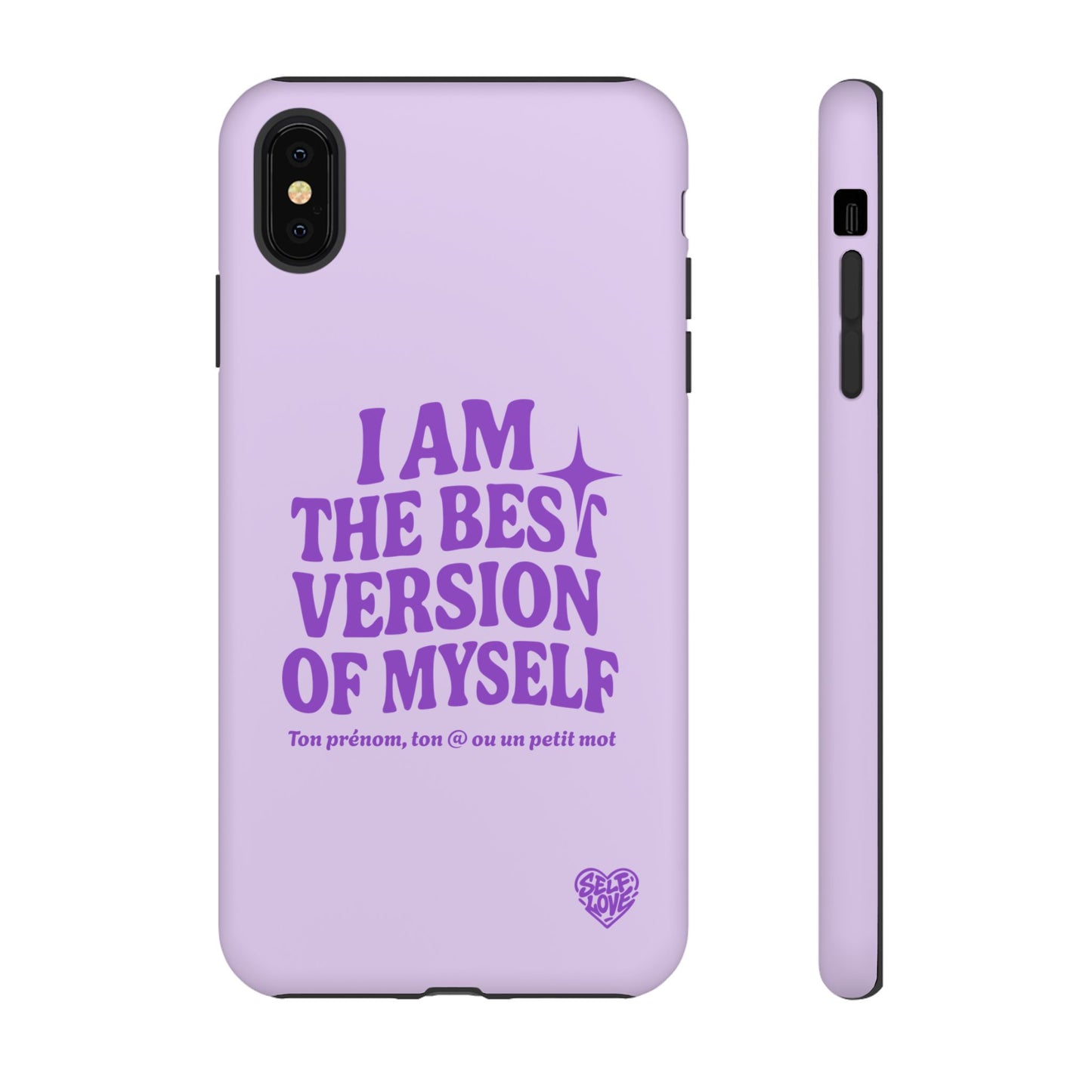 I Am The Best Version Of Myself - Coque iPhone (violet)