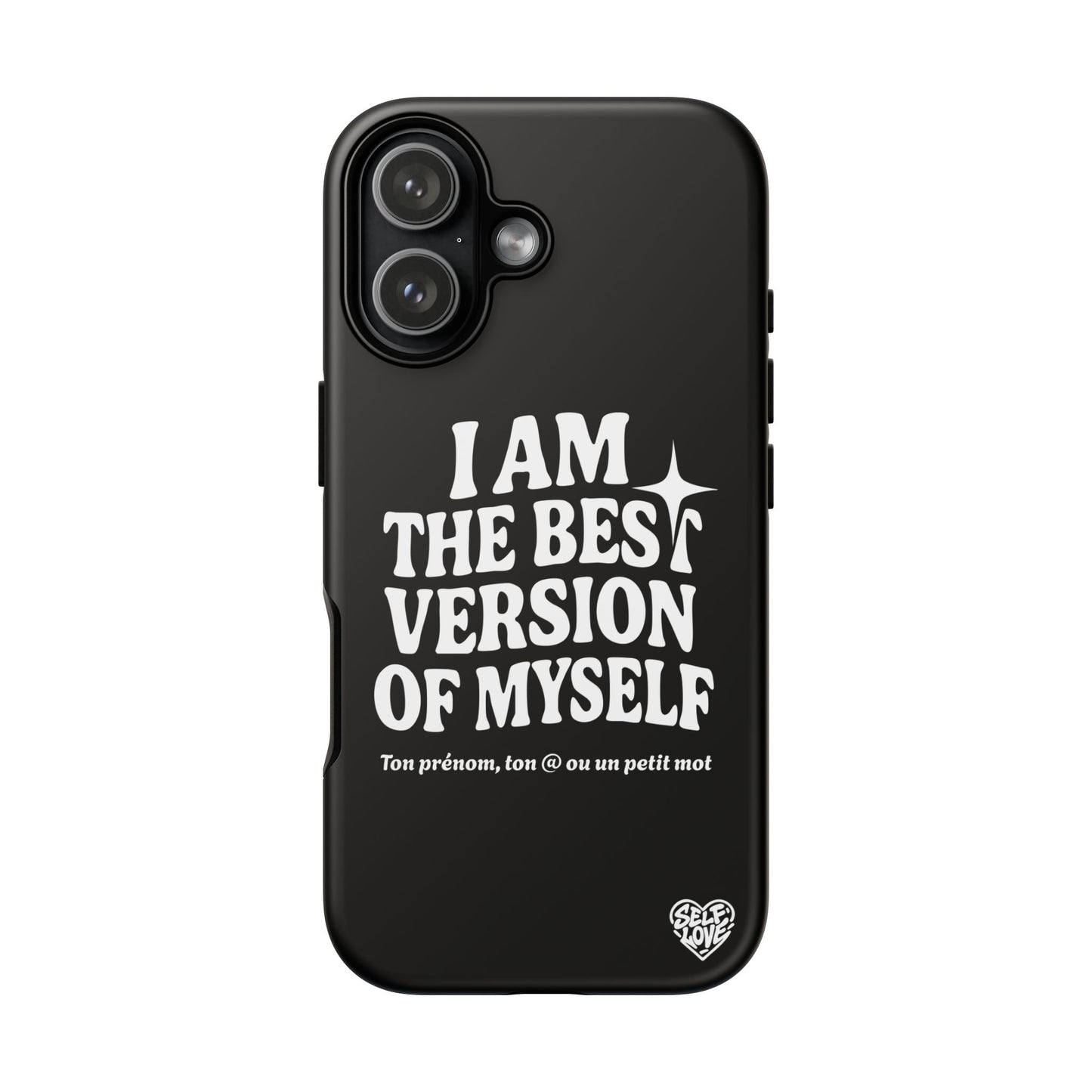 I Am The Best Version Of Myself - Coque iPhone (noir)