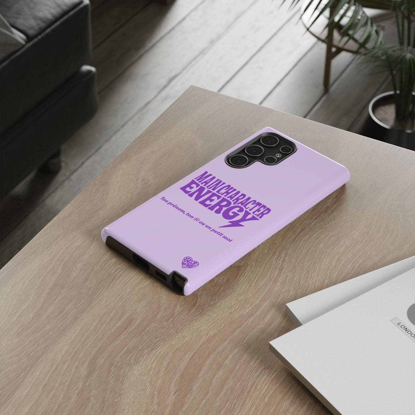 Main Character Energy - Coque Samsung (violet)