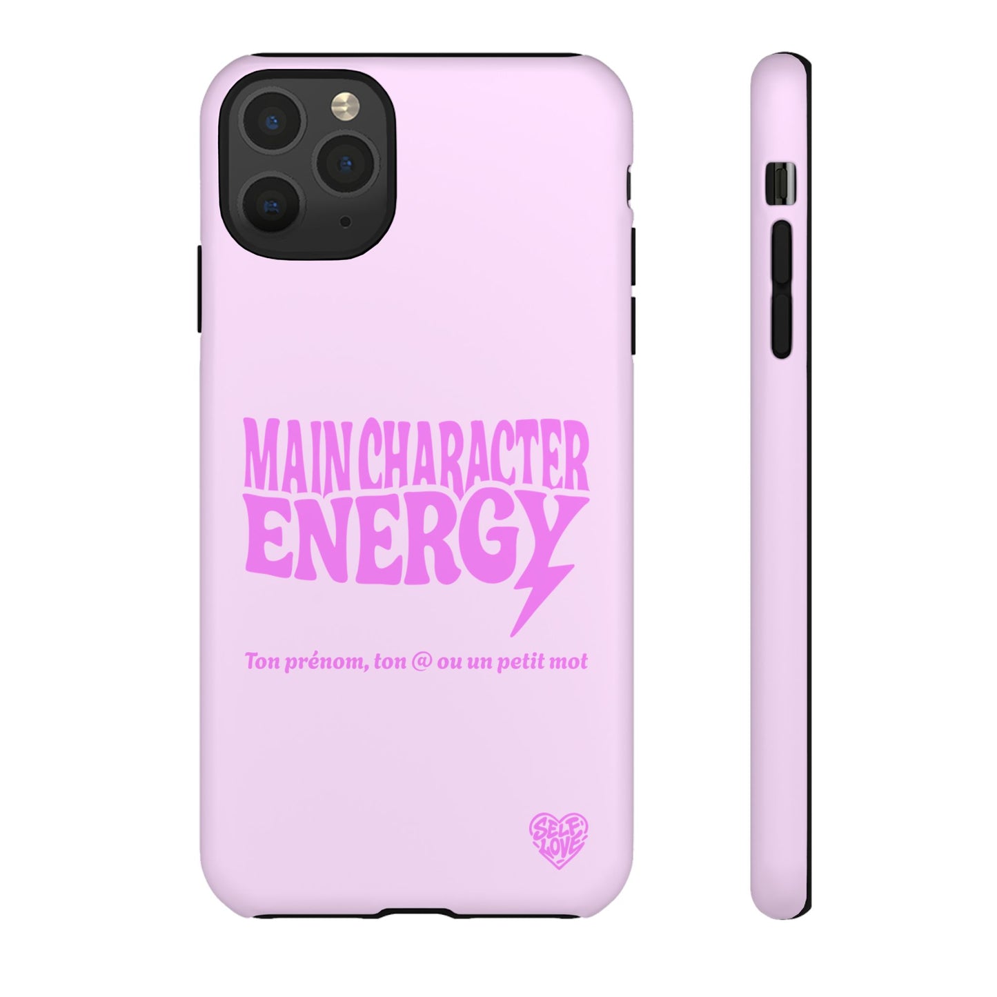 Main Character Energy - Coque iPhone (rose)