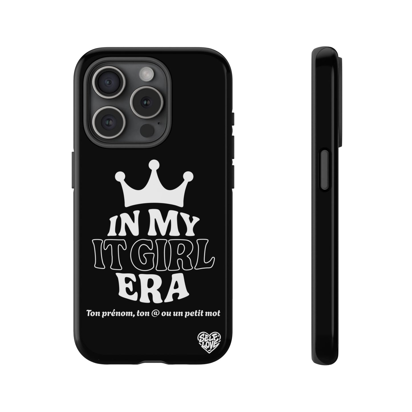 In My It Girl Era - Coque iPhone (noir)