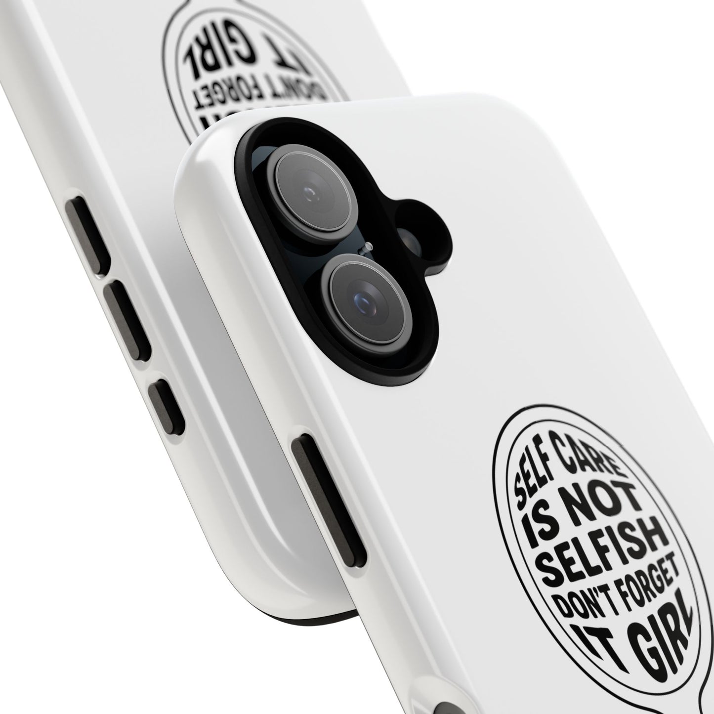 Self Care - Coque iPhone (blanc)
