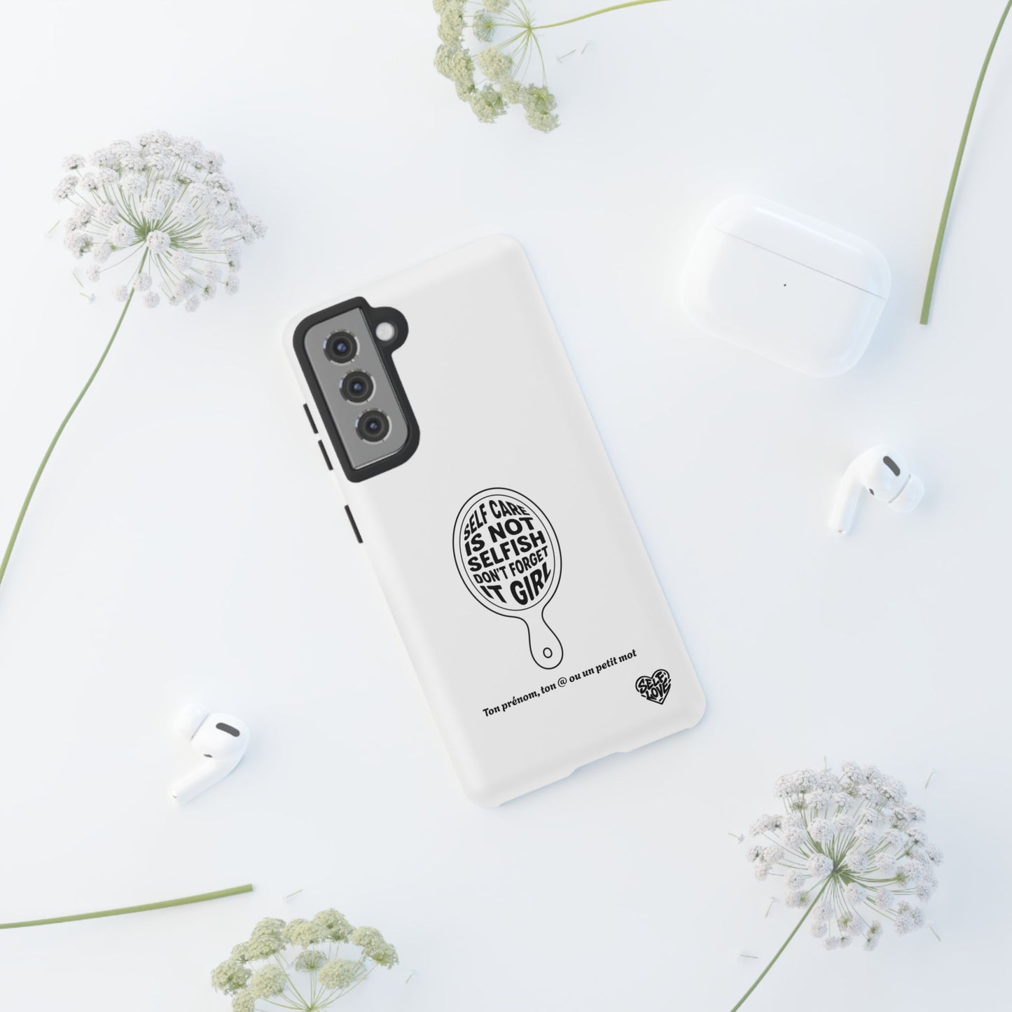 Self Care - Coque Samsung (blanc)
