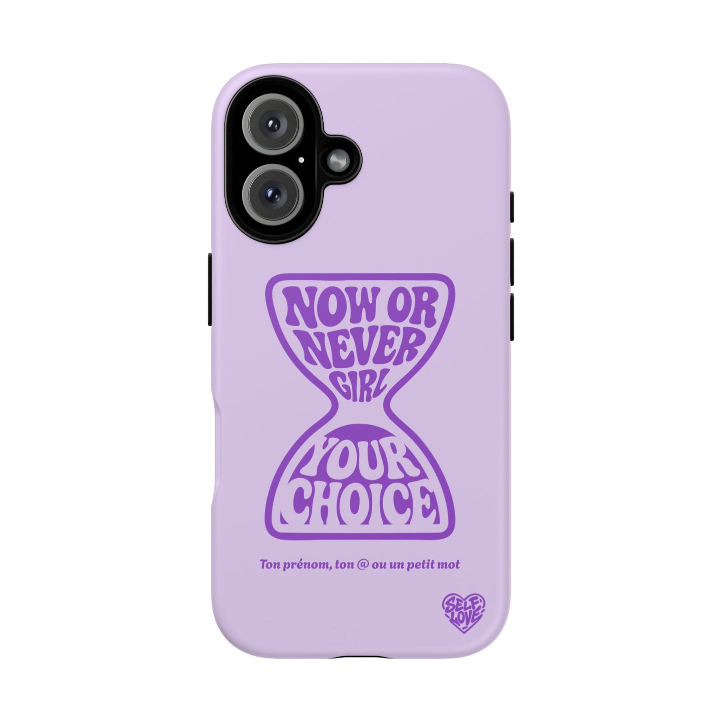 Now Or Never Girl - Coque iPhone (violet)