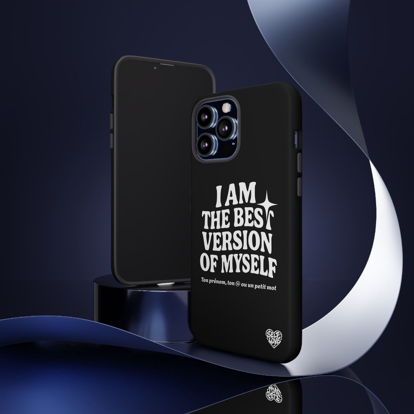 I Am The Best Version Of Myself - Coque iPhone (noir)