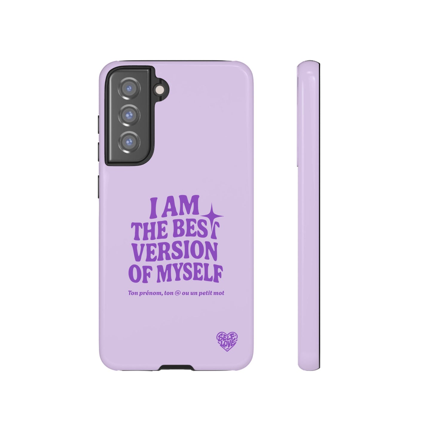 I Am The Best Version Of Myself - Coque Samsung (violet)