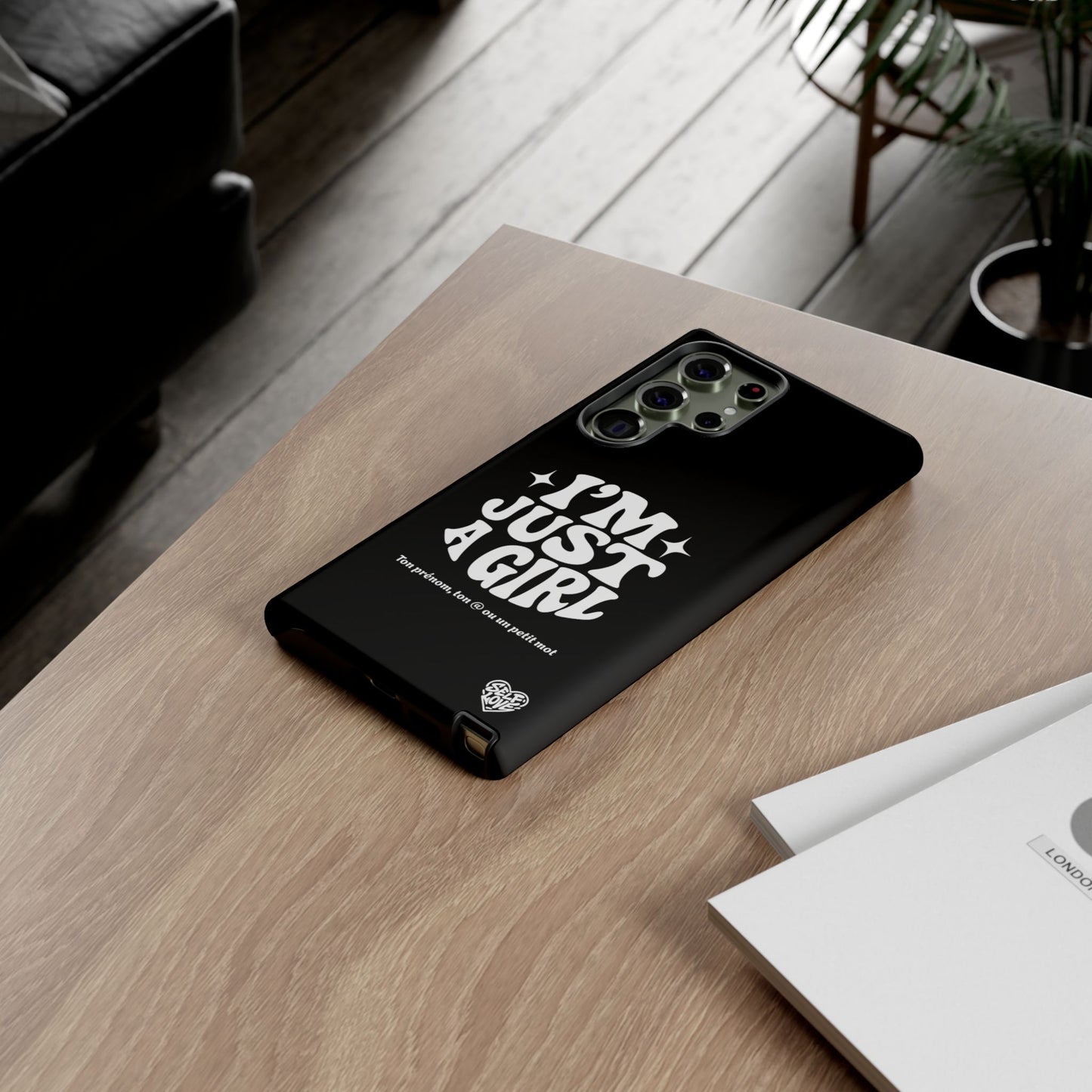 Im Just A Girl - Coque Samsung (noir)