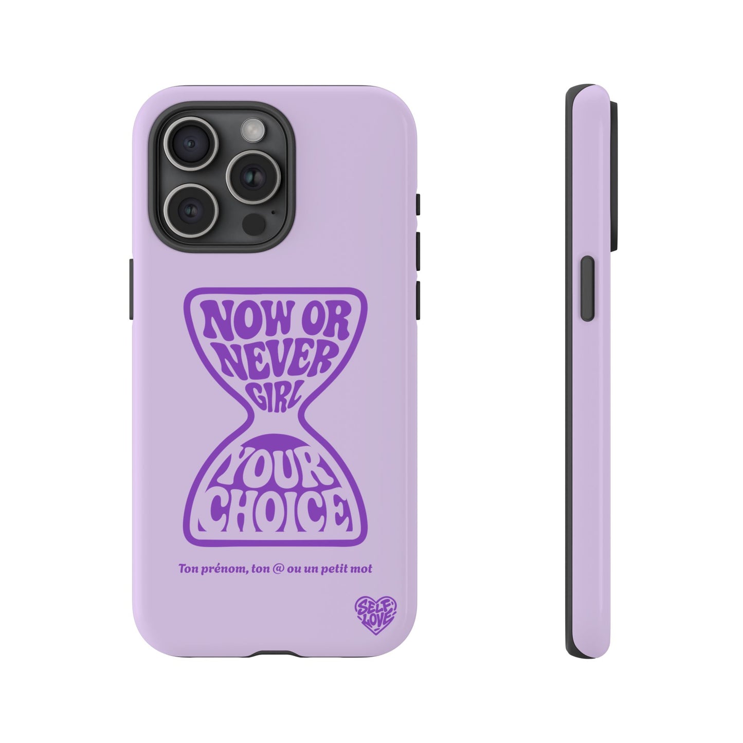Now Or Never Girl - Coque iPhone (violet)