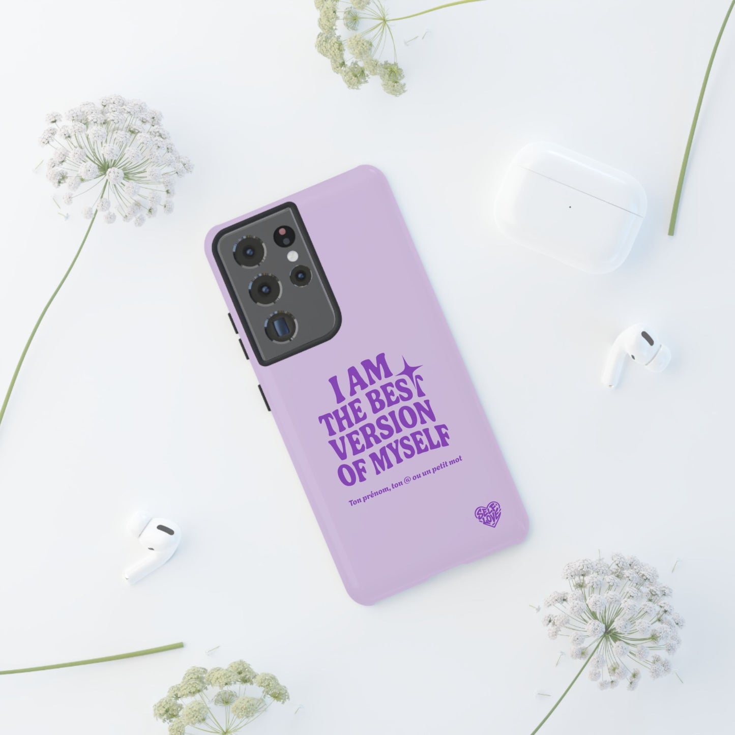 I Am The Best Version Of Myself - Coque Samsung (violet)