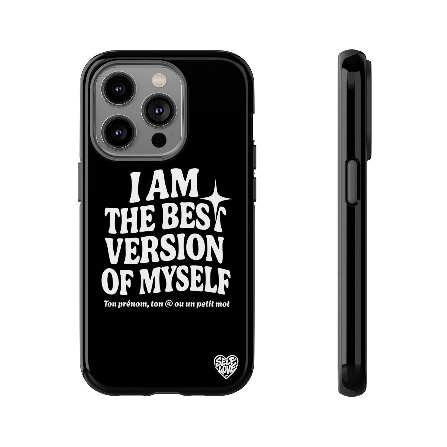 I Am The Best Version Of Myself - Coque iPhone (noir)