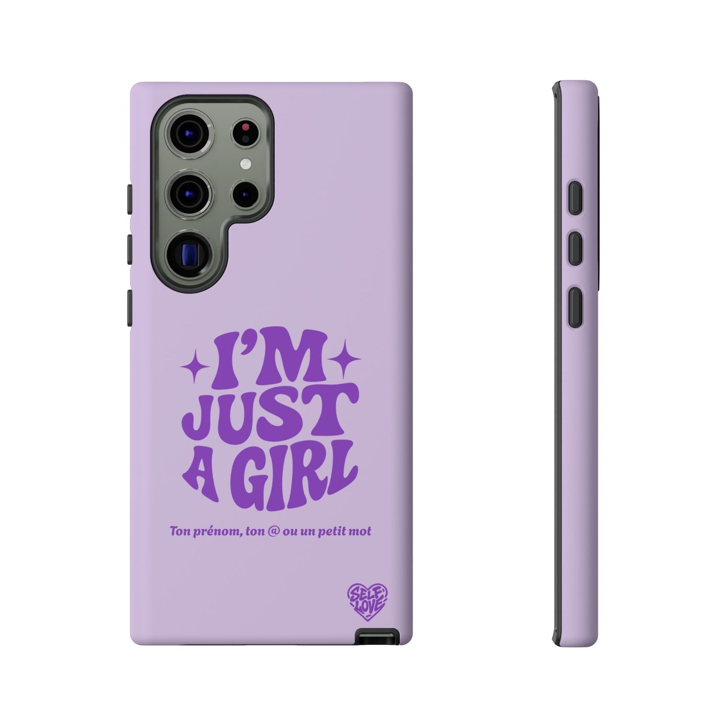 Im Just A Girl - Coque Samsung (violet)
