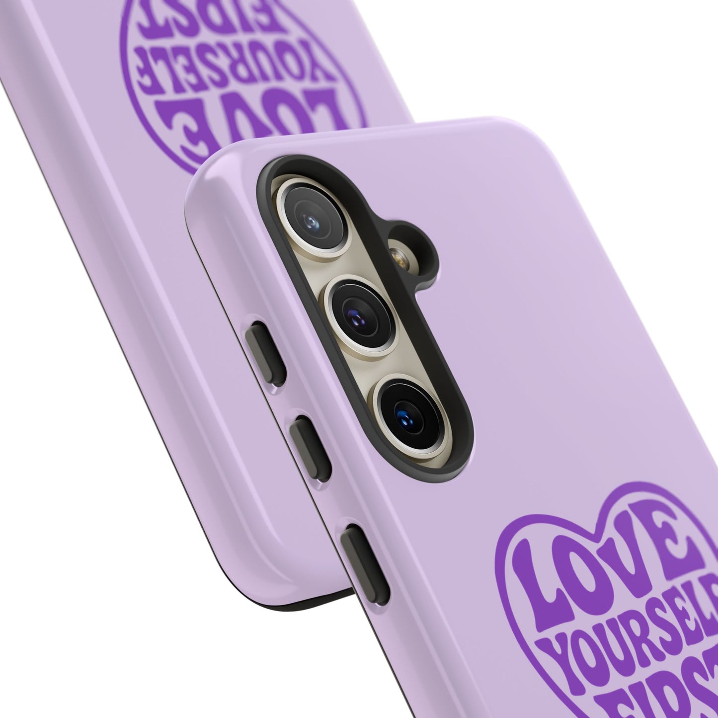 Love Yourself First - Coque Samsung (violet)