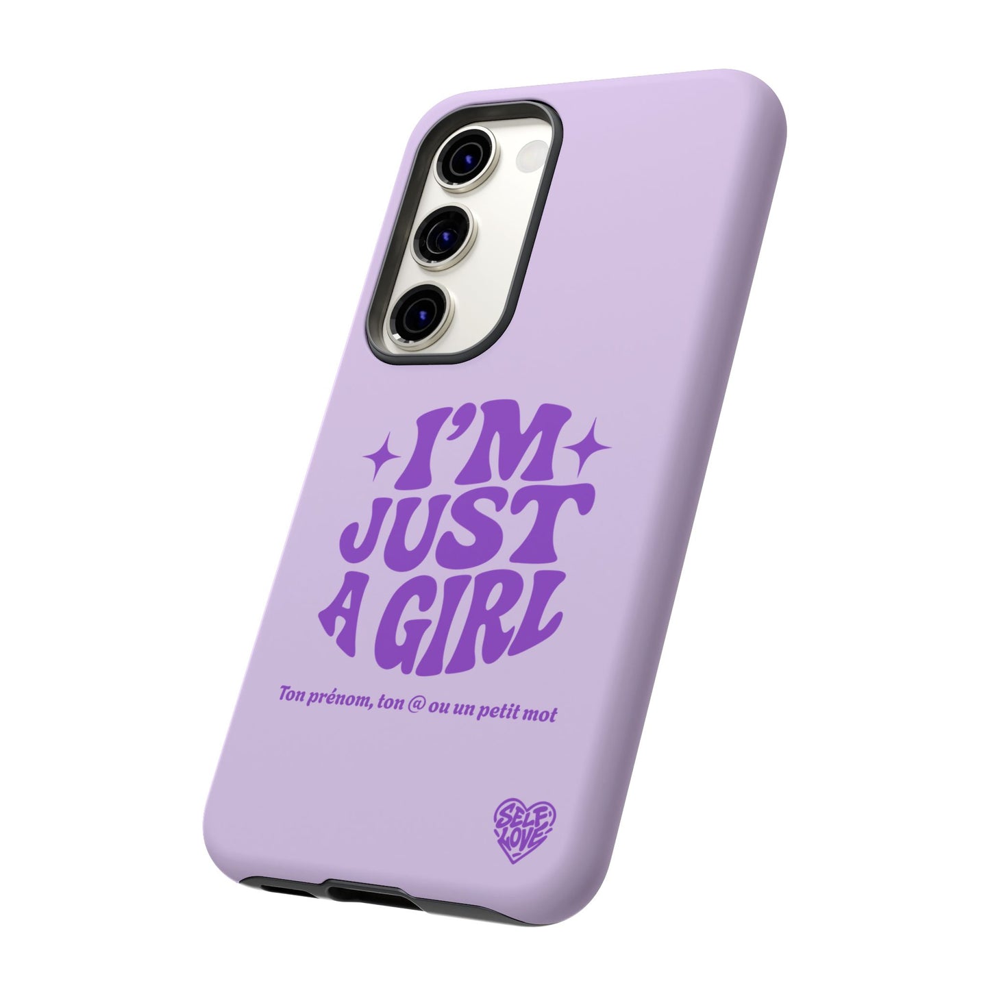 Im Just A Girl - Coque Samsung (violet)