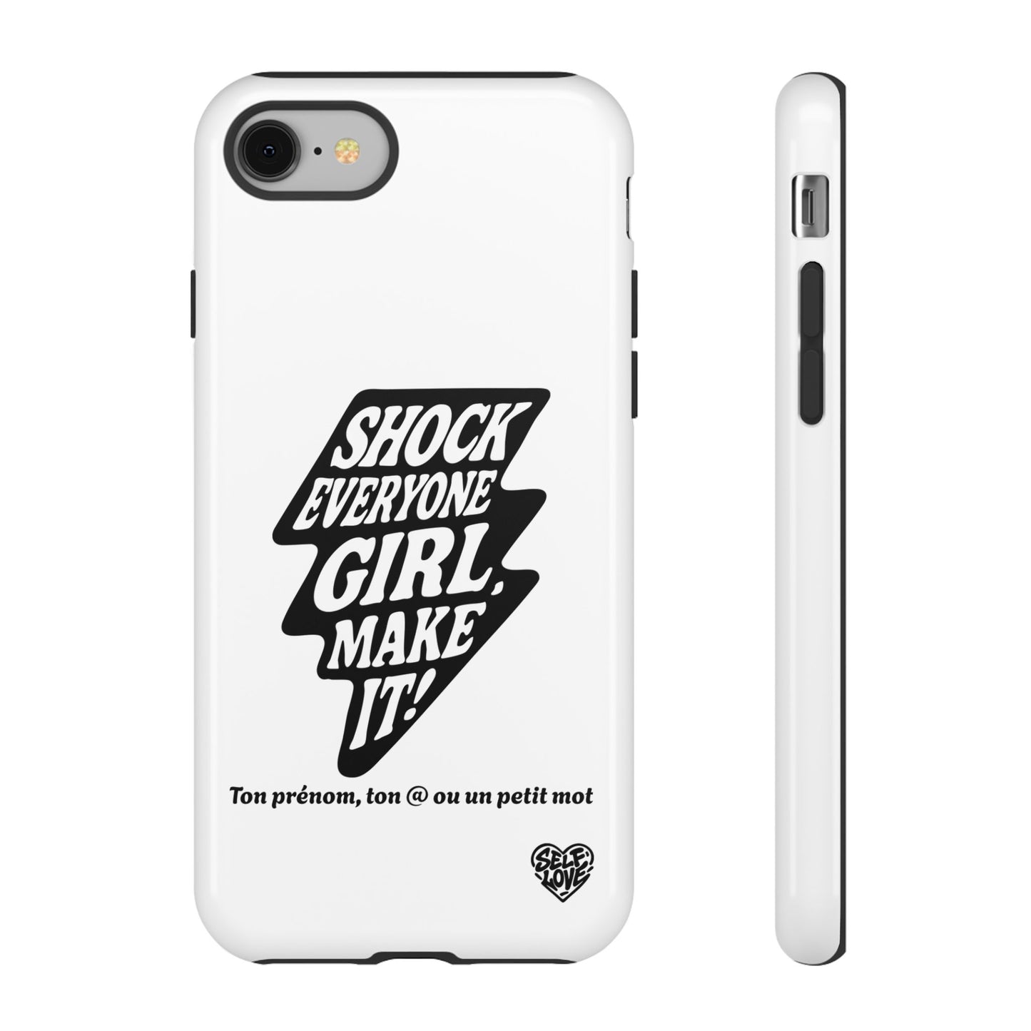Shock Everyone - Coque iPhone (blanc)