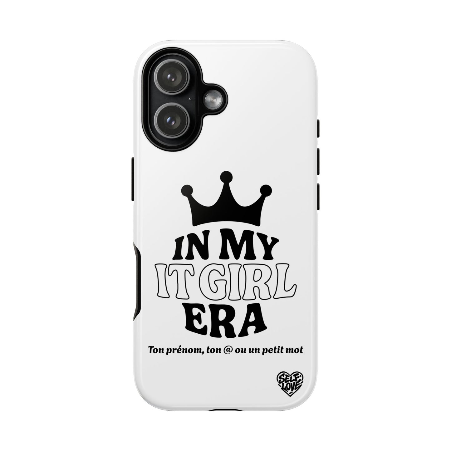 In My It Girl Era - Coque iPhone (blanc)
