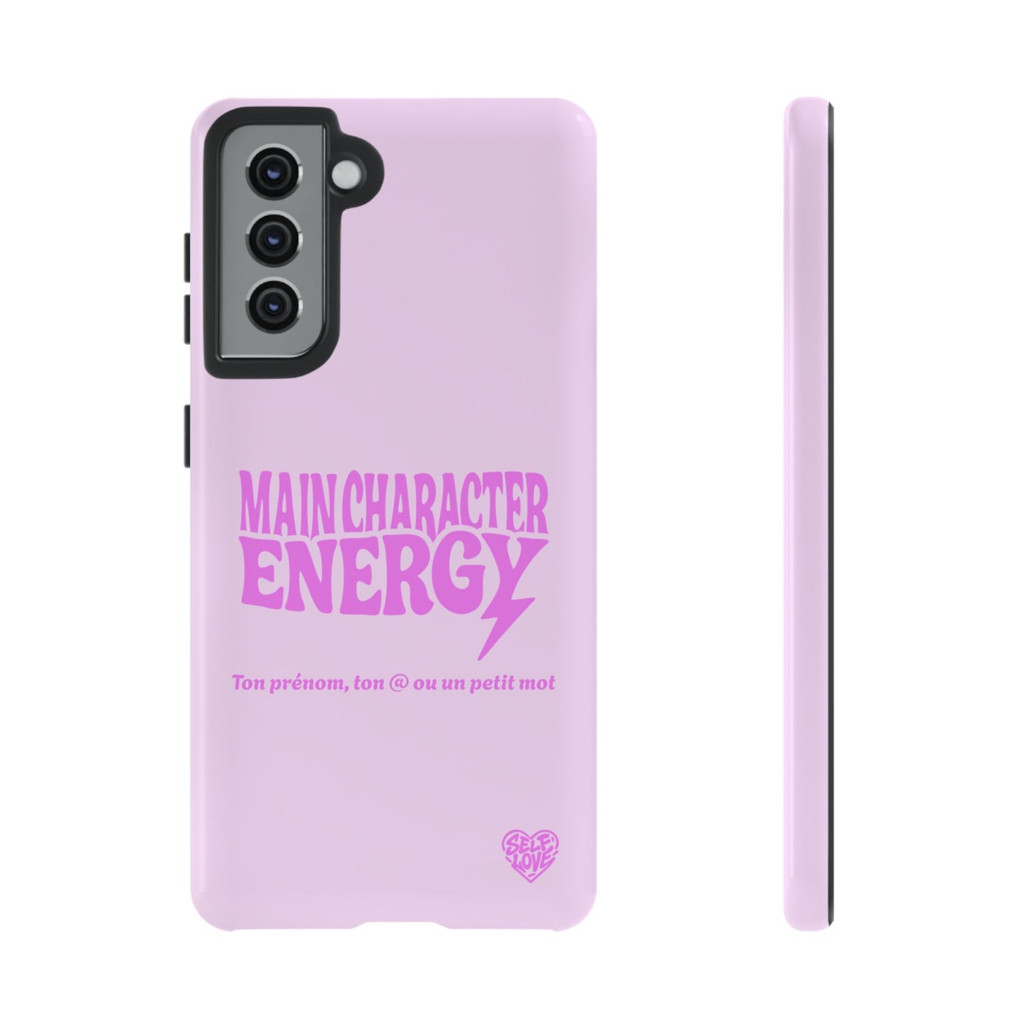 Main Character Energy - Coque Samsung (rose)