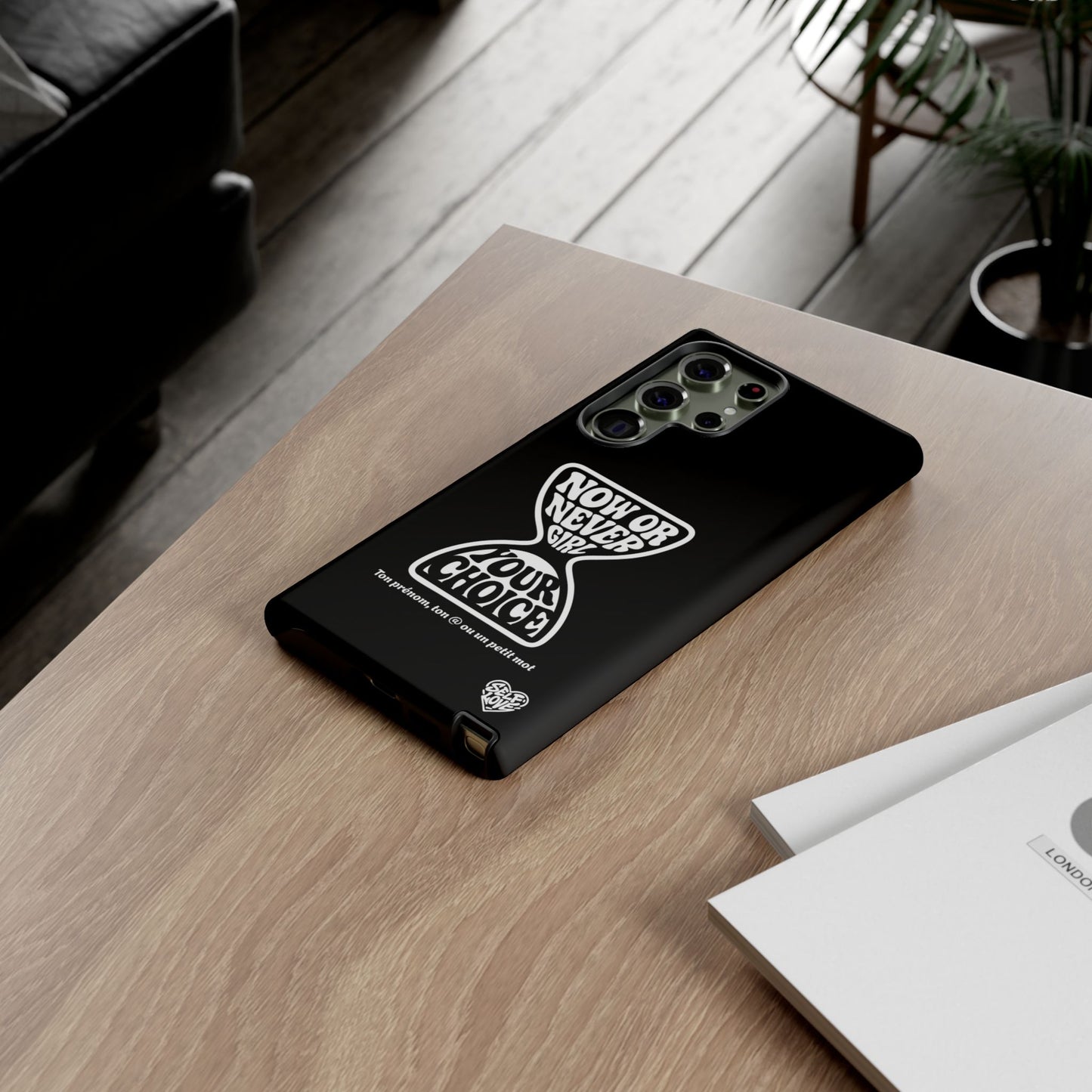 Now Or Never Girl - Coque Samsung (noir)