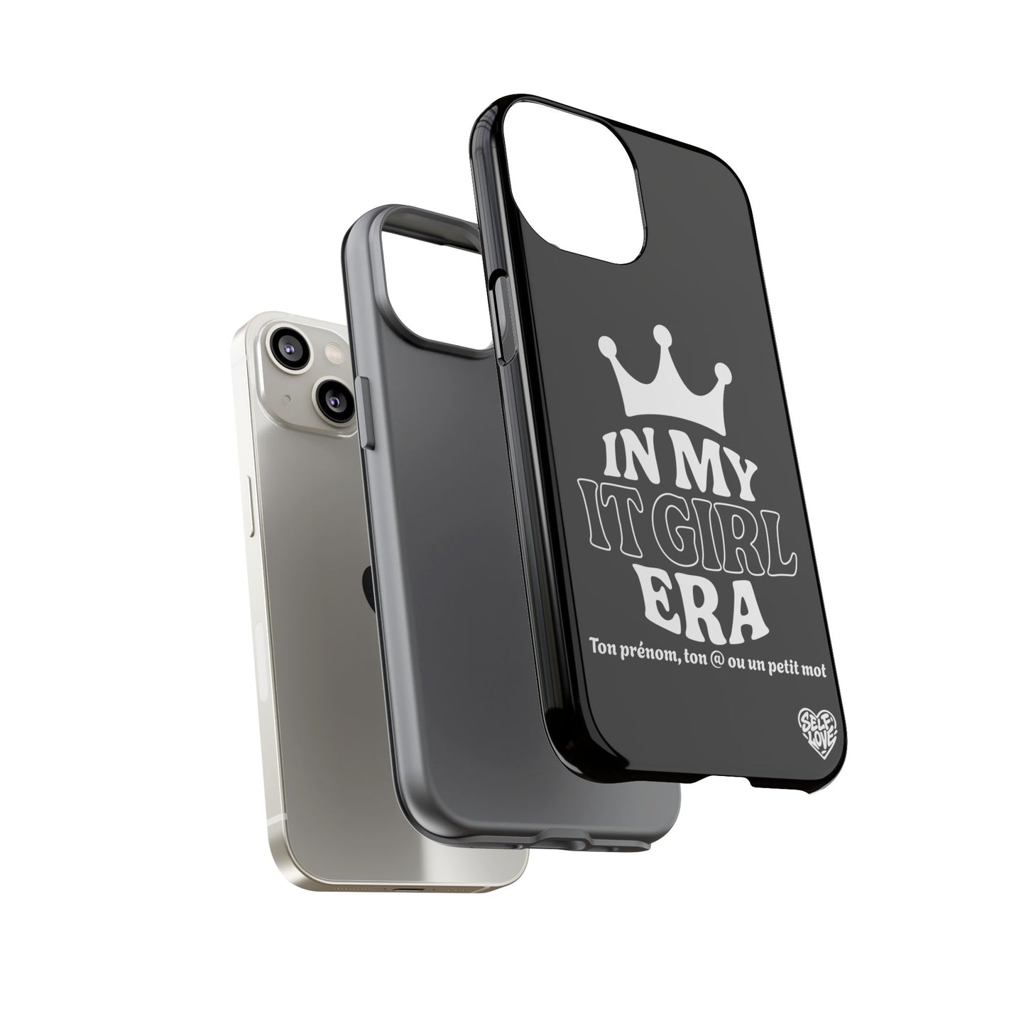 In My It Girl Era - Coque iPhone (noir)