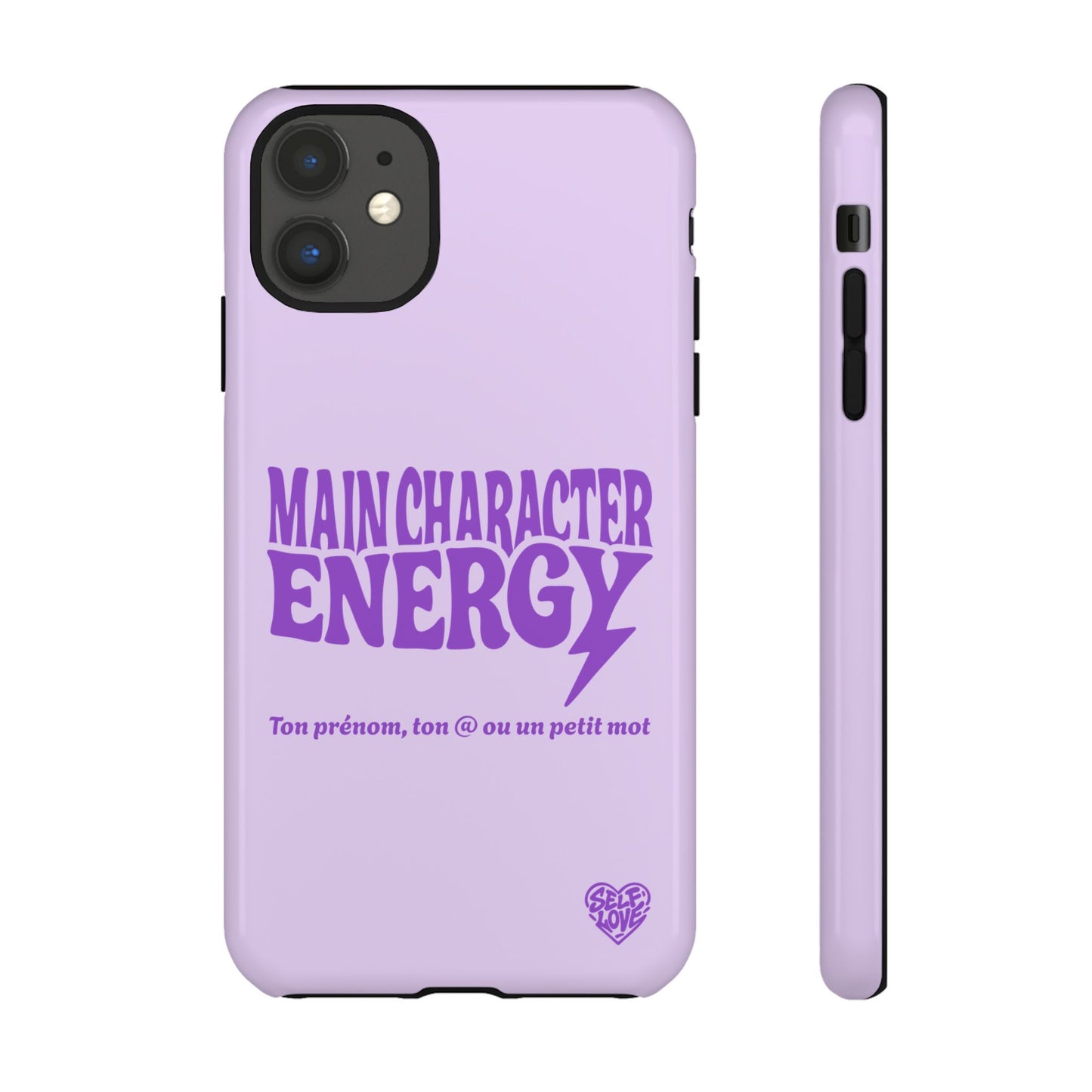 Main Character Energy - Coque iPhone (violet)