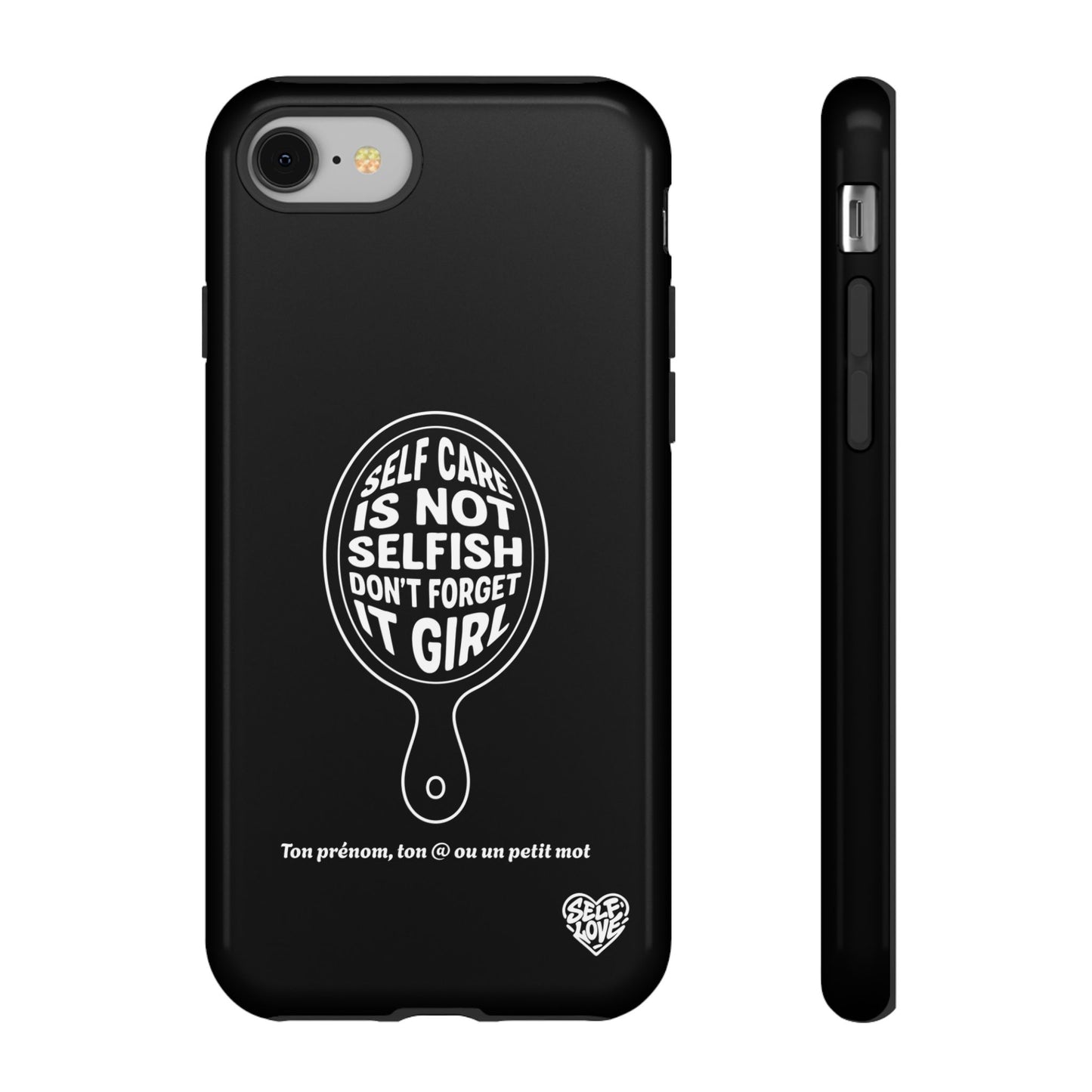 Self Care - Coque iPhone (noir)