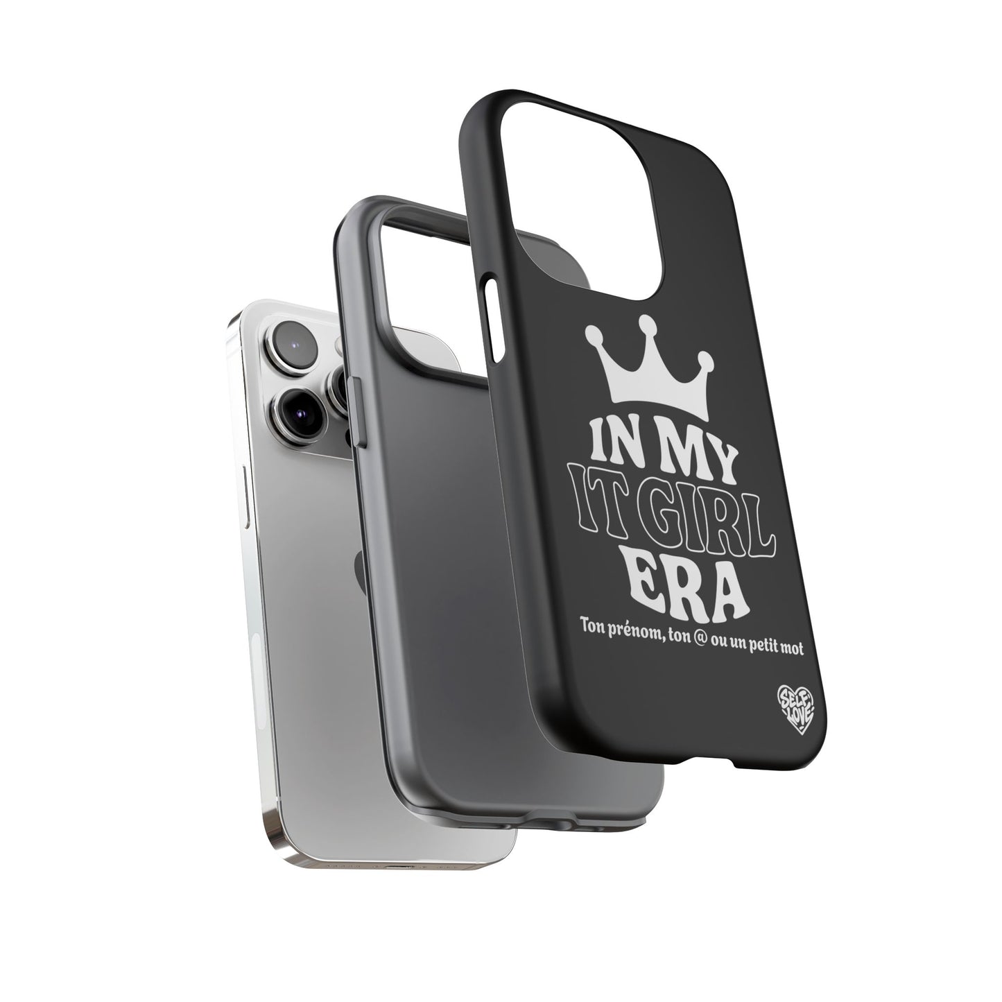In My It Girl Era - Coque iPhone (noir)