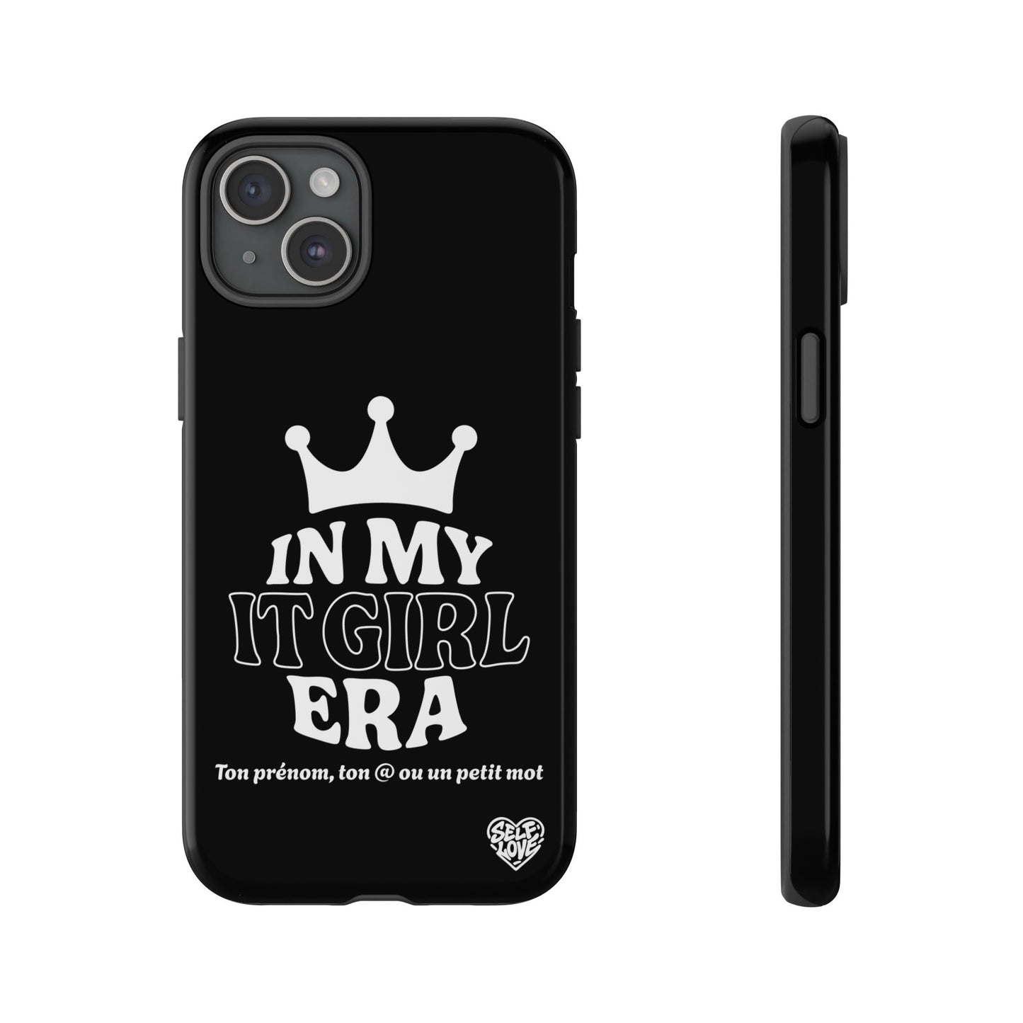 In My It Girl Era - Coque iPhone (noir)