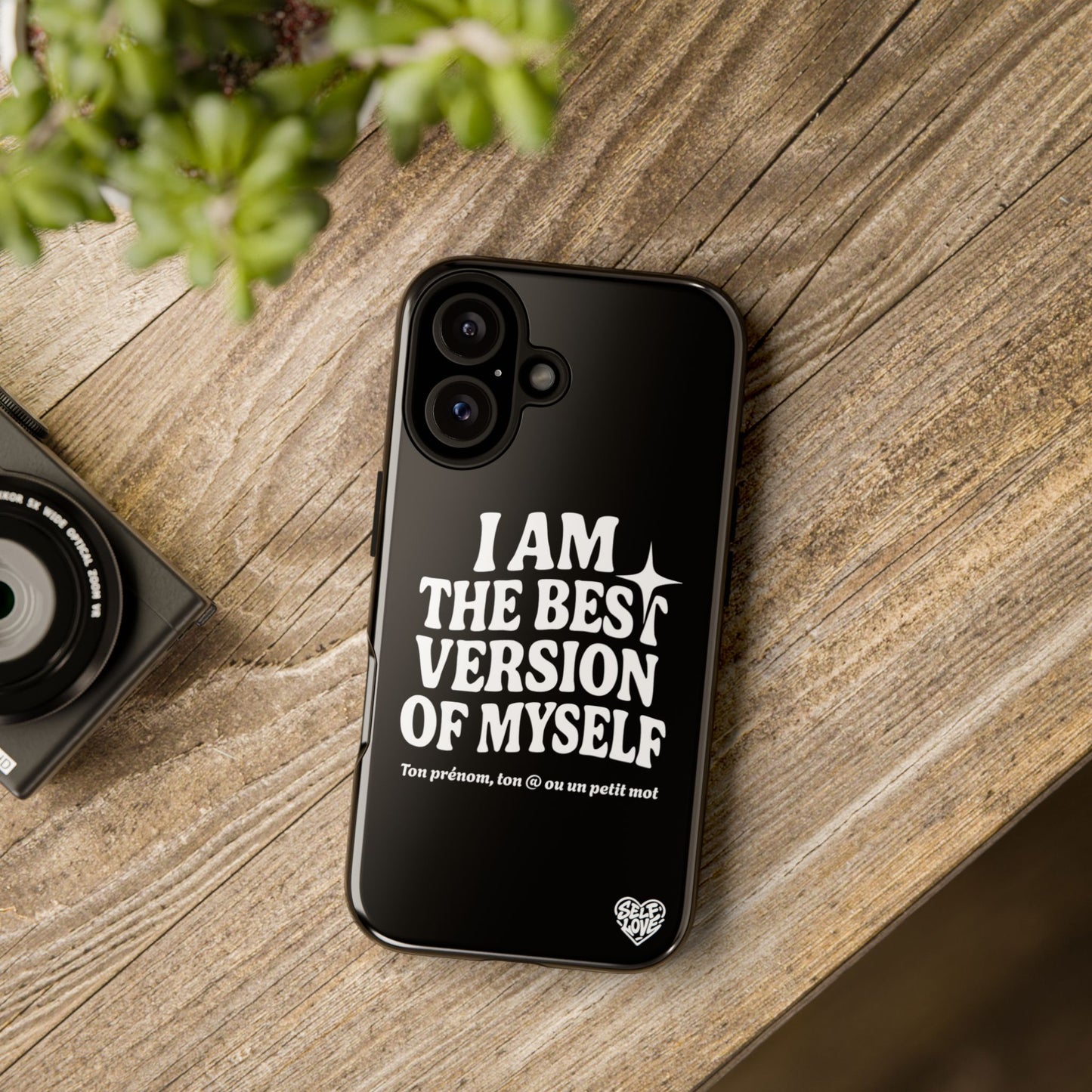 I Am The Best Version Of Myself - Coque iPhone (noir)