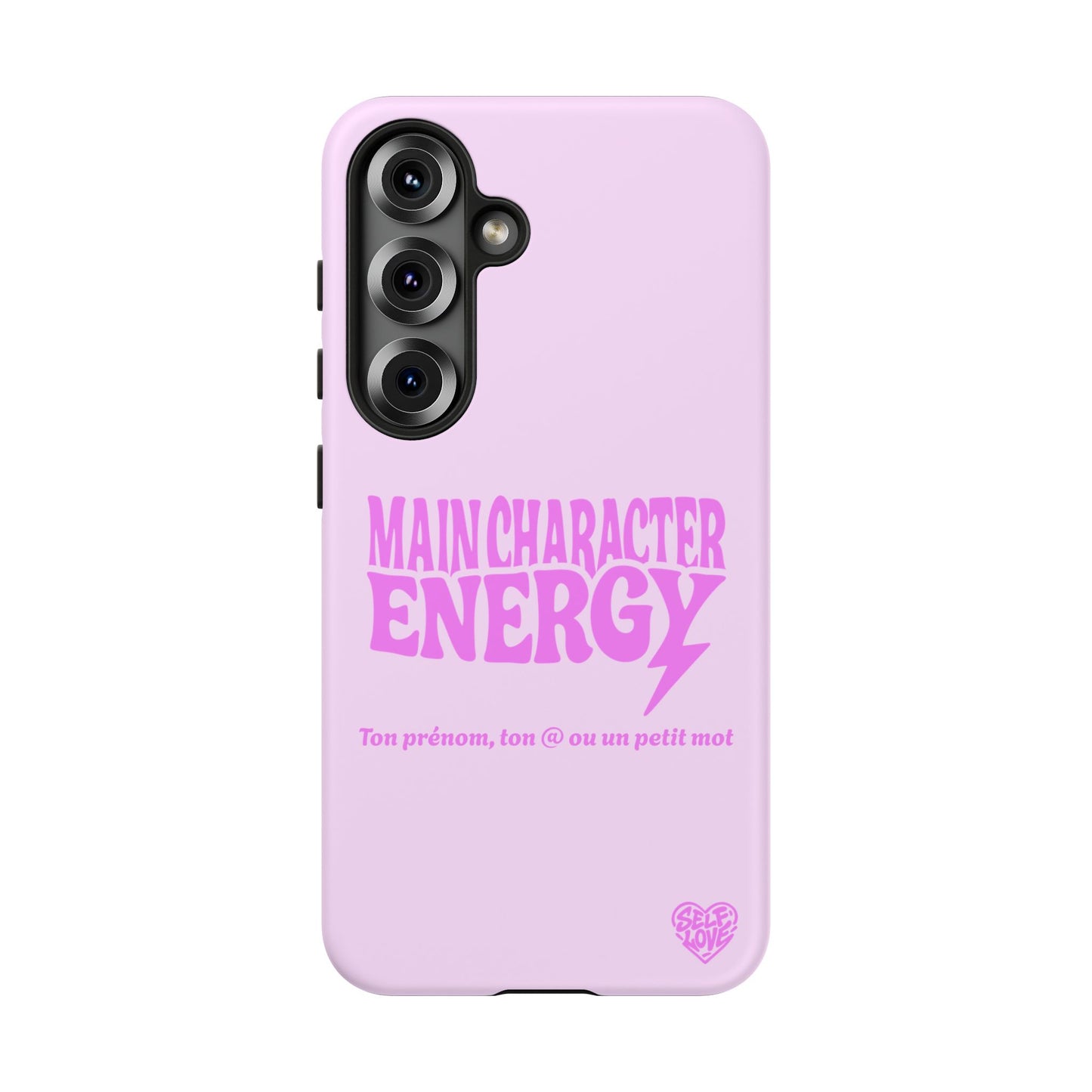 Main Character Energy - Coque Samsung (rose)