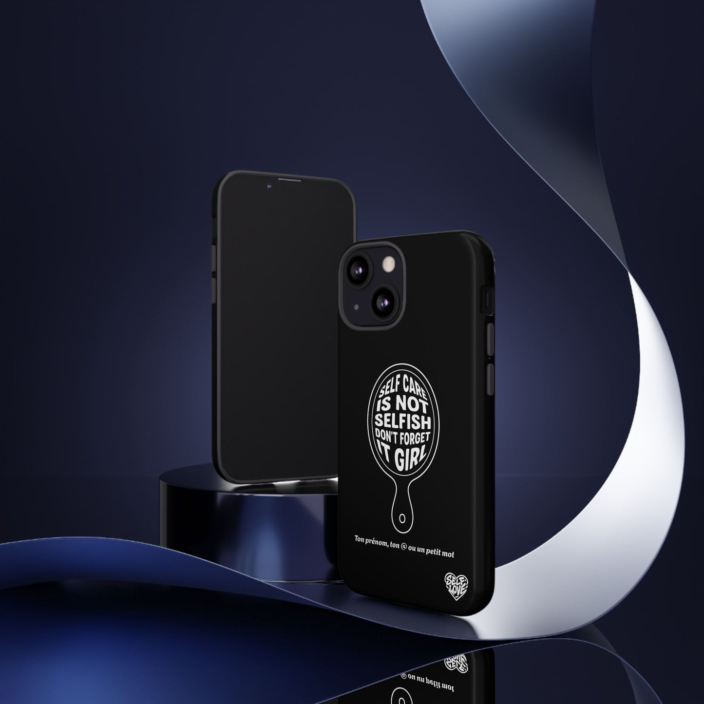 Self Care - Coque iPhone (noir)