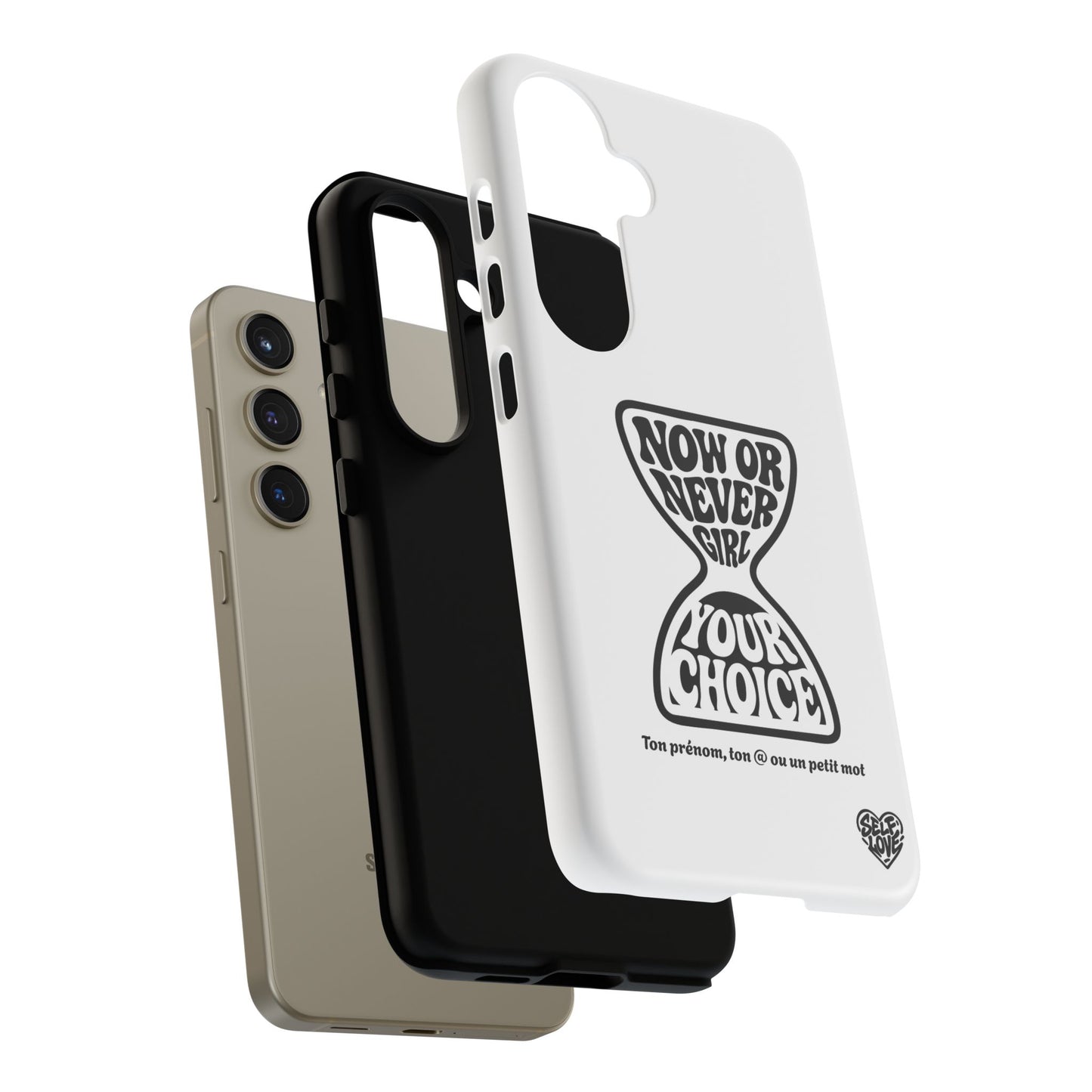 Now Or Never Girl - Coque Samsung (blanc)
