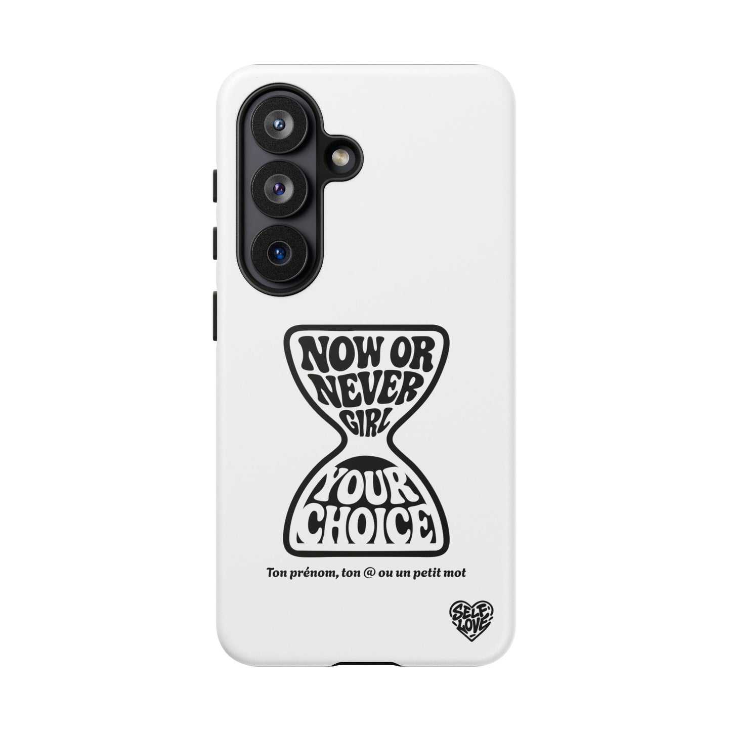Now Or Never Girl - Coque Samsung (blanc)