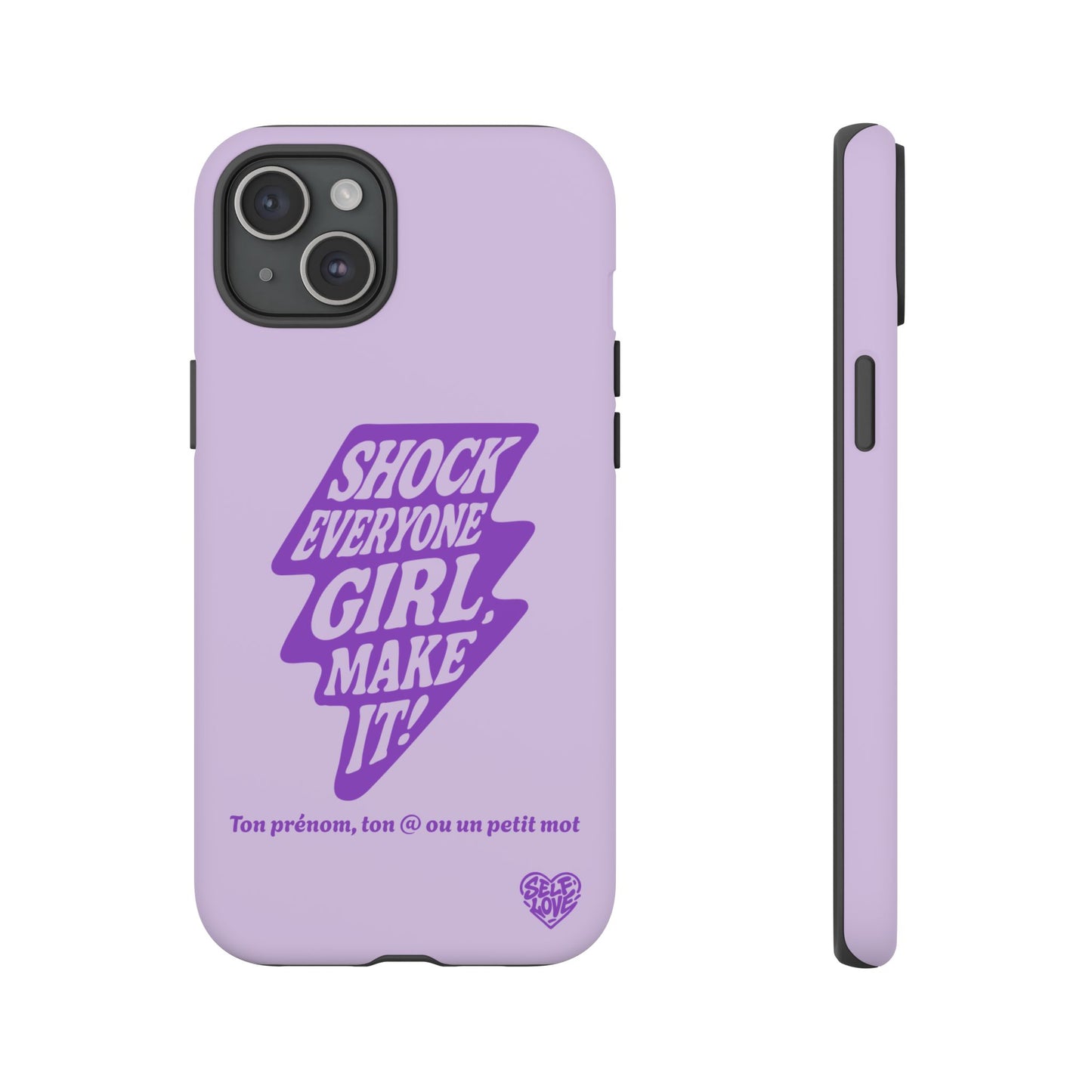 Shock Everyone - Coque iPhone (violet)