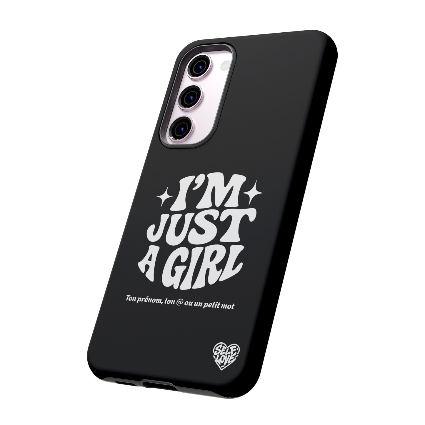 Im Just A Girl - Coque Samsung (noir)