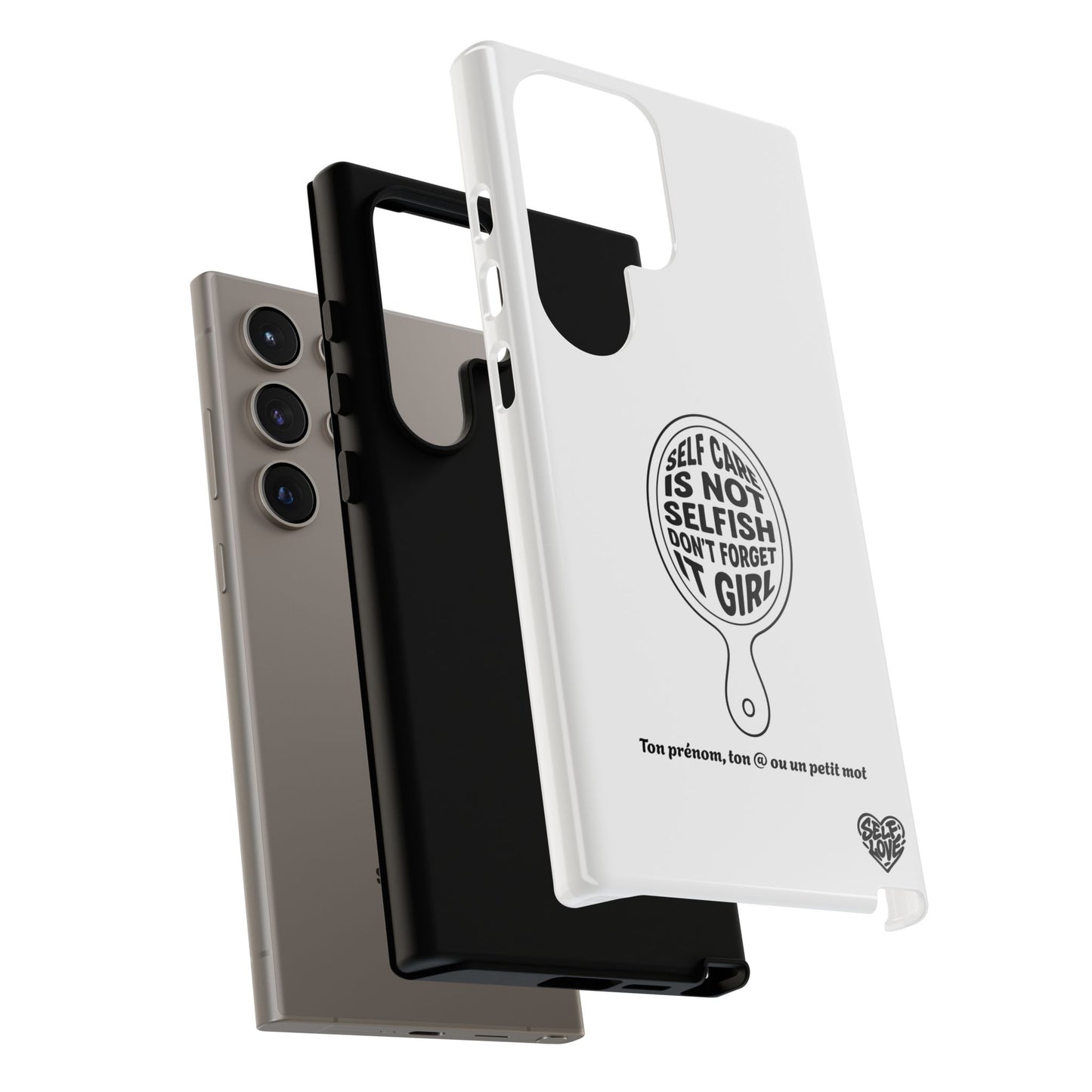 Self Care - Coque Samsung (blanc)