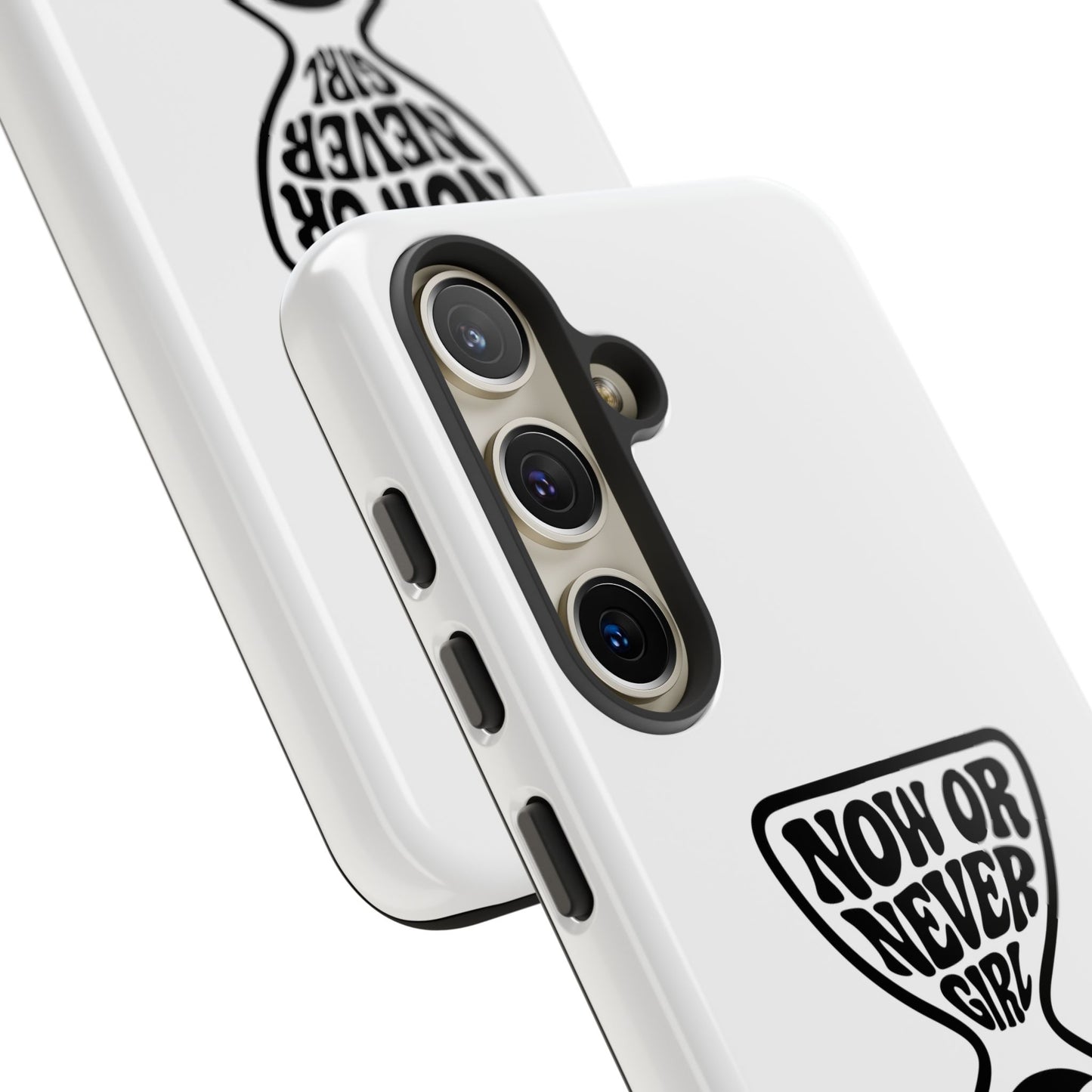 Now Or Never Girl - Coque Samsung (blanc)