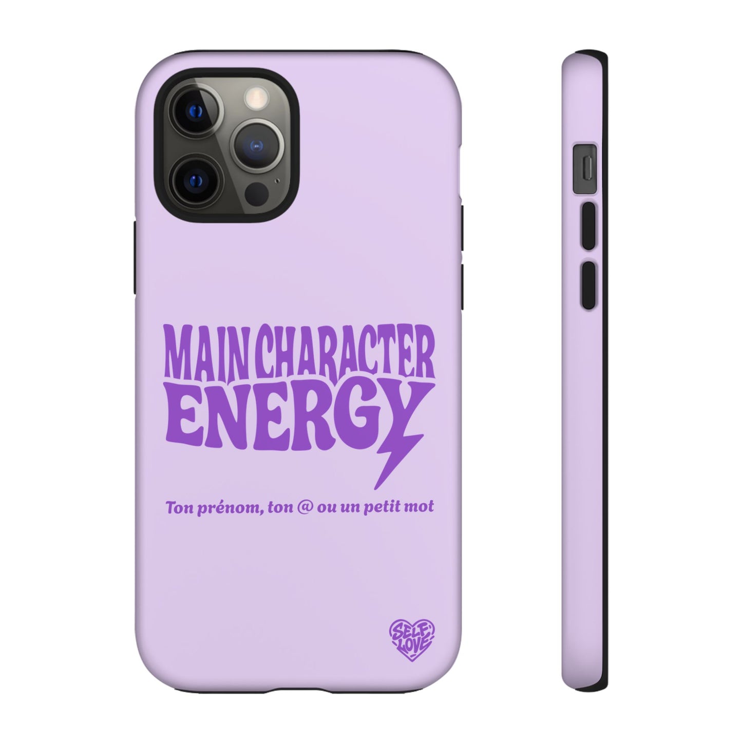 Main Character Energy - Coque iPhone (violet)