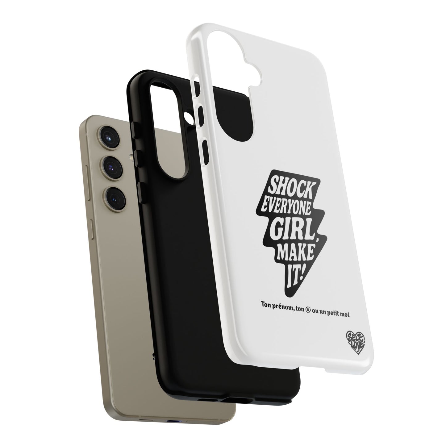 Shock Everyone - Coque Samsung (blanc)