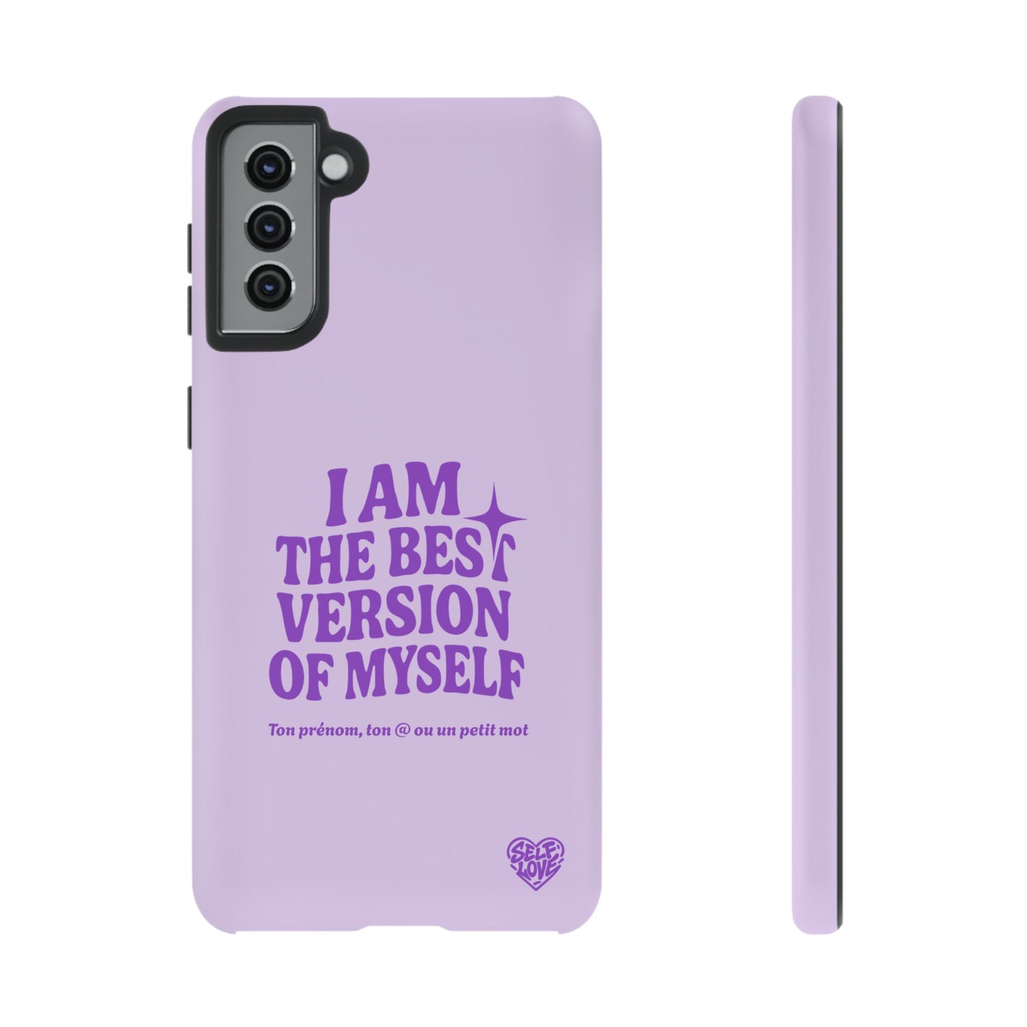 I Am The Best Version Of Myself - Coque Samsung (violet)