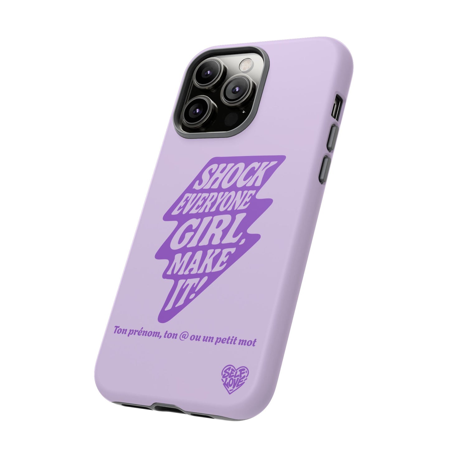 Shock Everyone - Coque iPhone (violet)