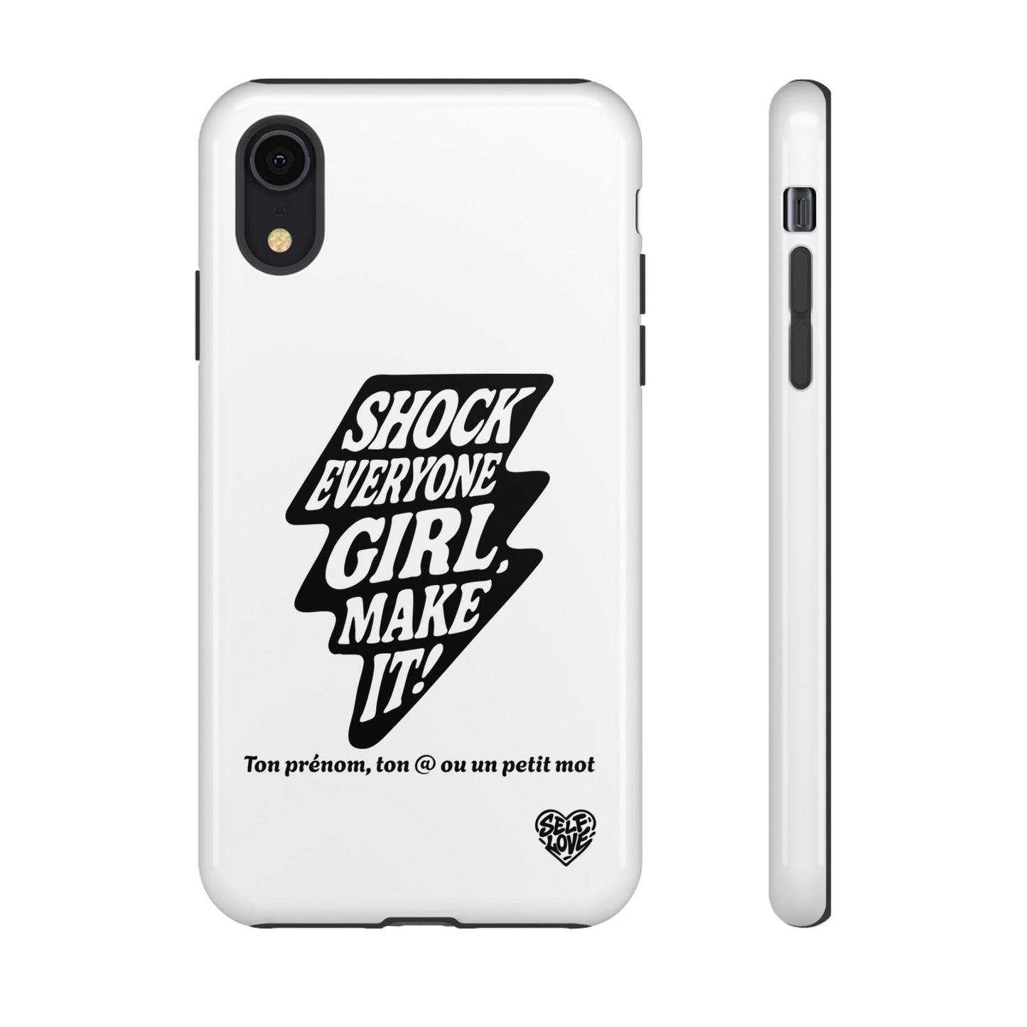Shock Everyone - Coque iPhone (blanc)