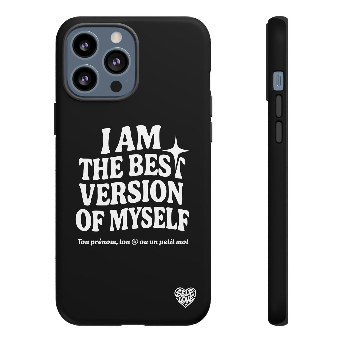 I Am The Best Version Of Myself - Coque iPhone (noir)