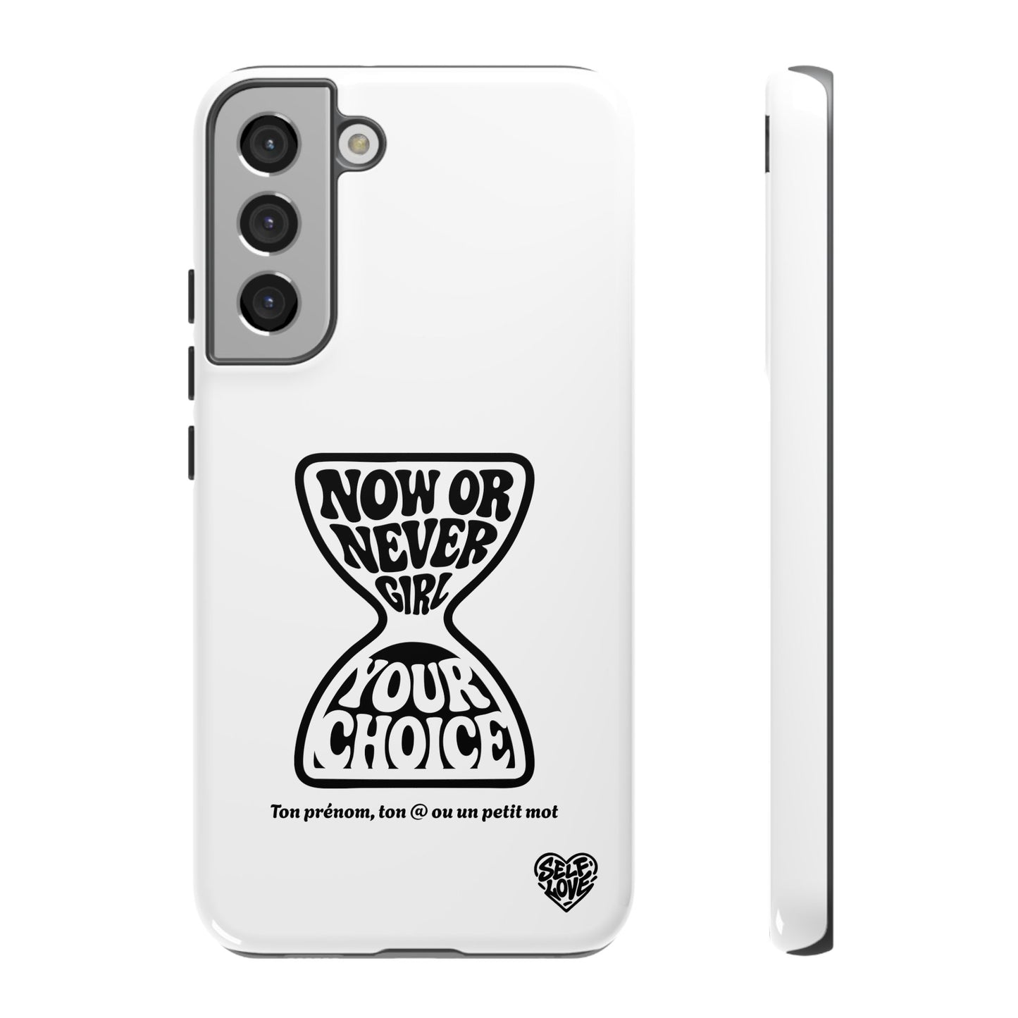 Now Or Never Girl - Coque Samsung (blanc)