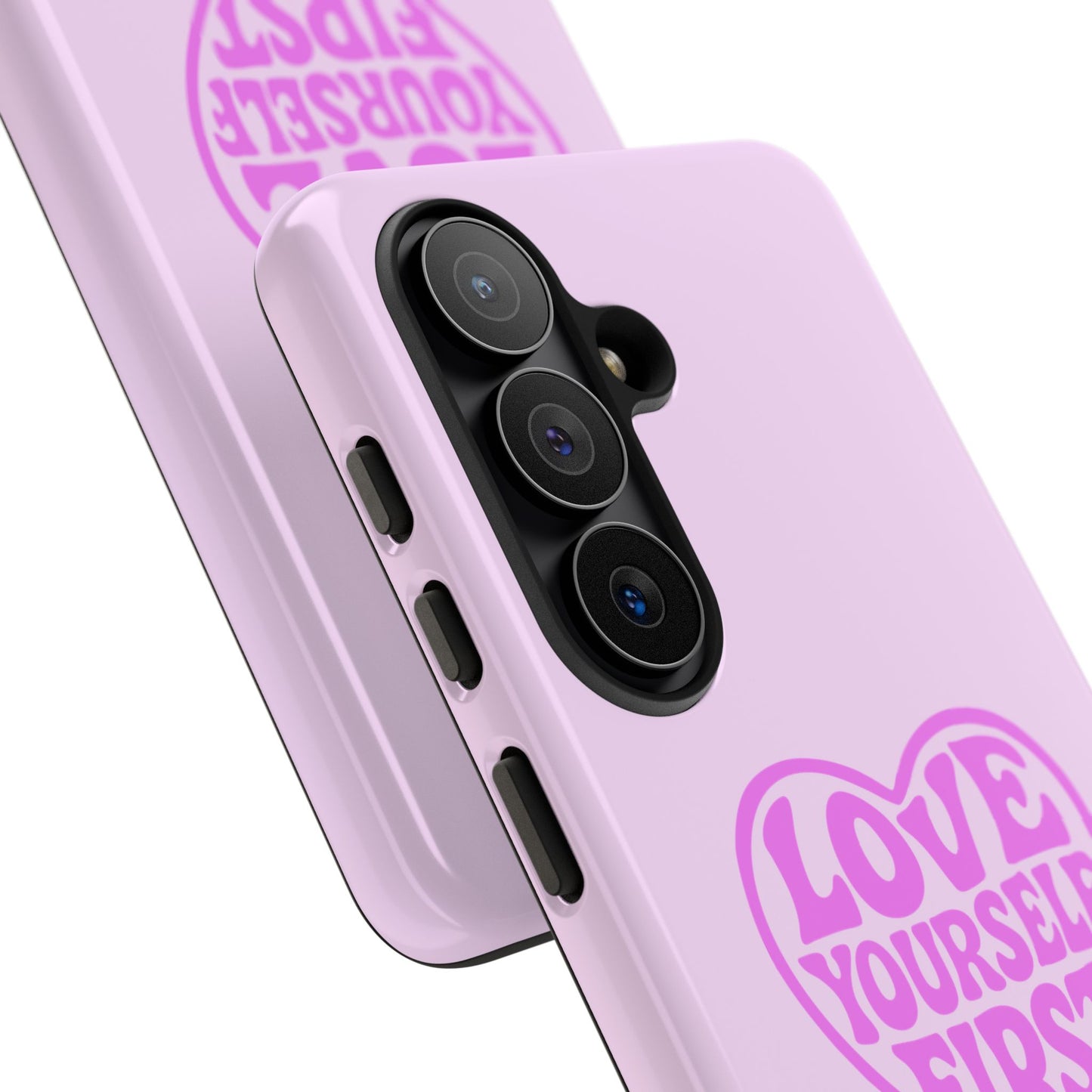 Love Yourself First - Coque Samsung (rose)